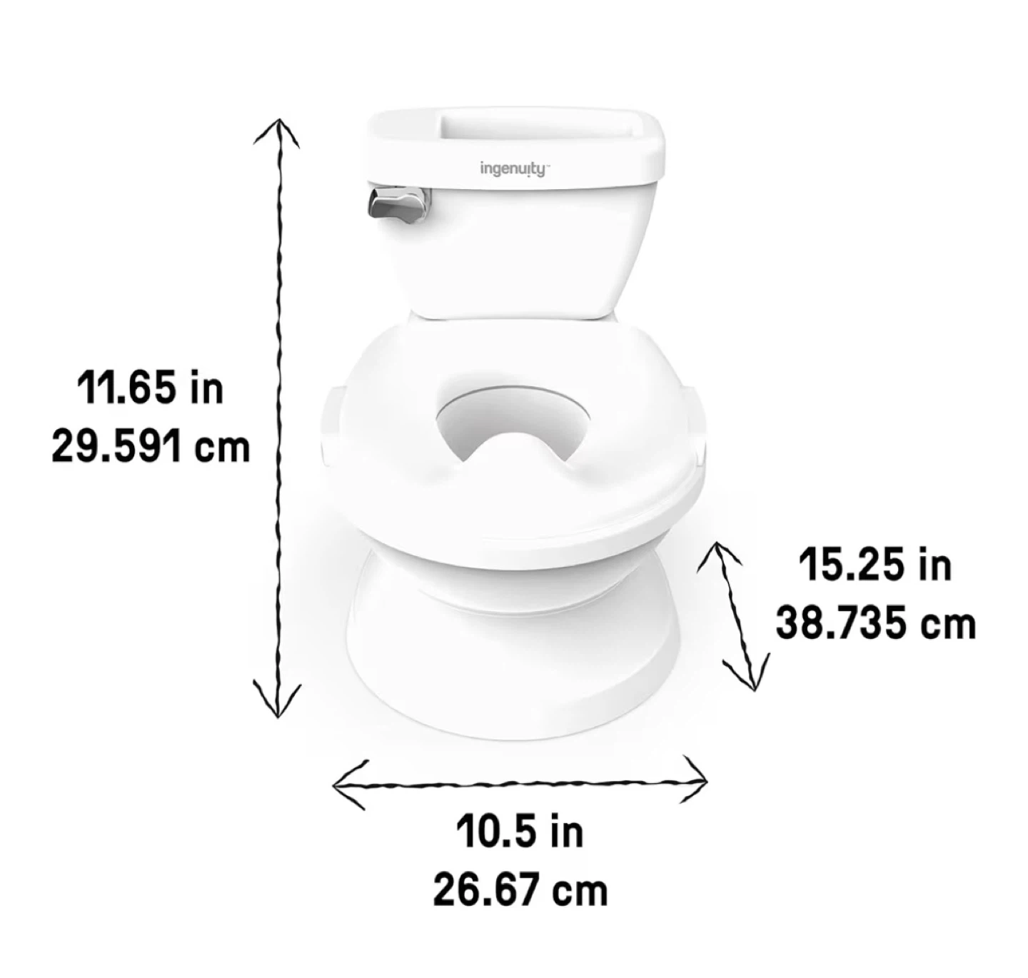 Baby and Toddler Potty Training Toilet with Removable Topper - photo 2