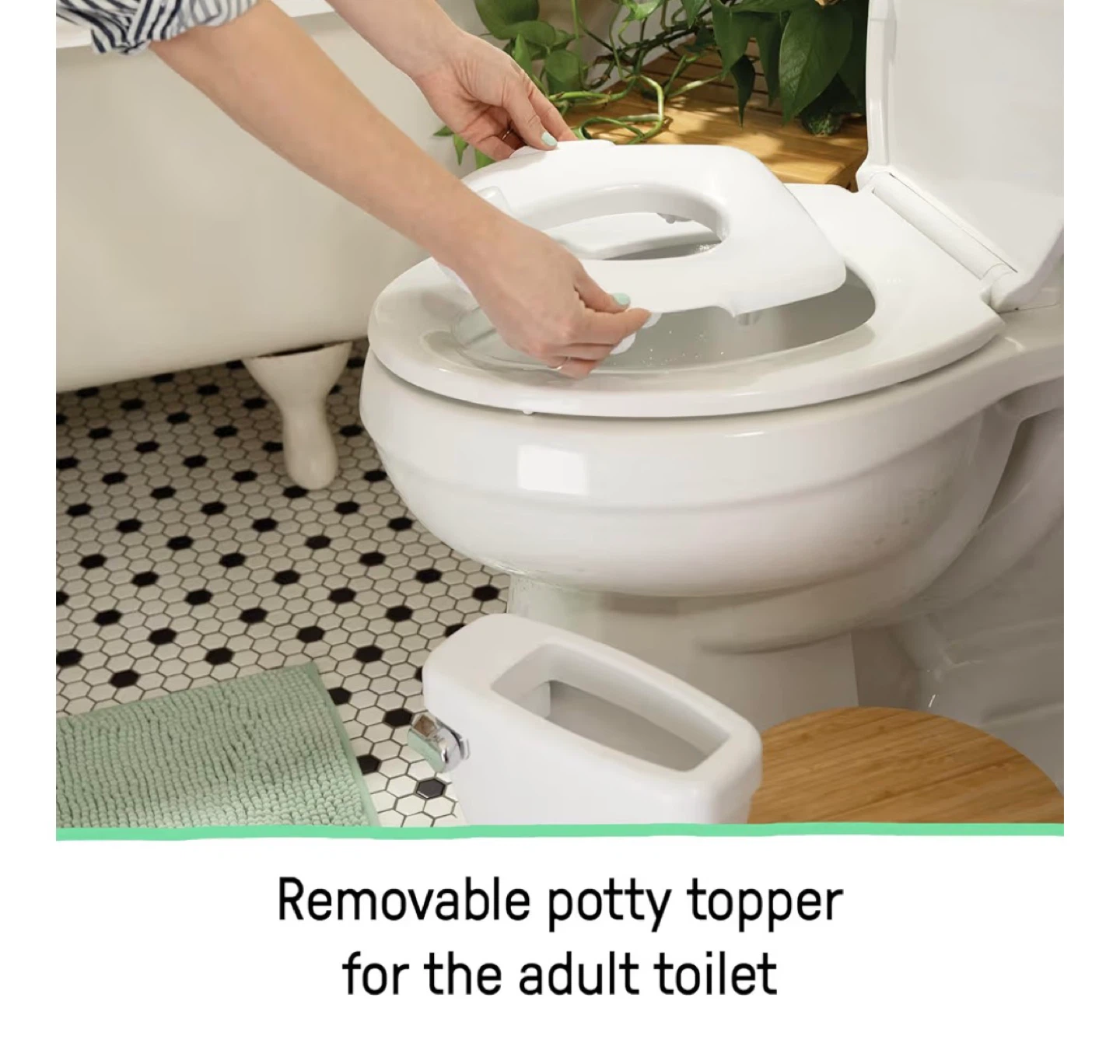 Baby and Toddler Potty Training Toilet with Removable Topper - photo 5