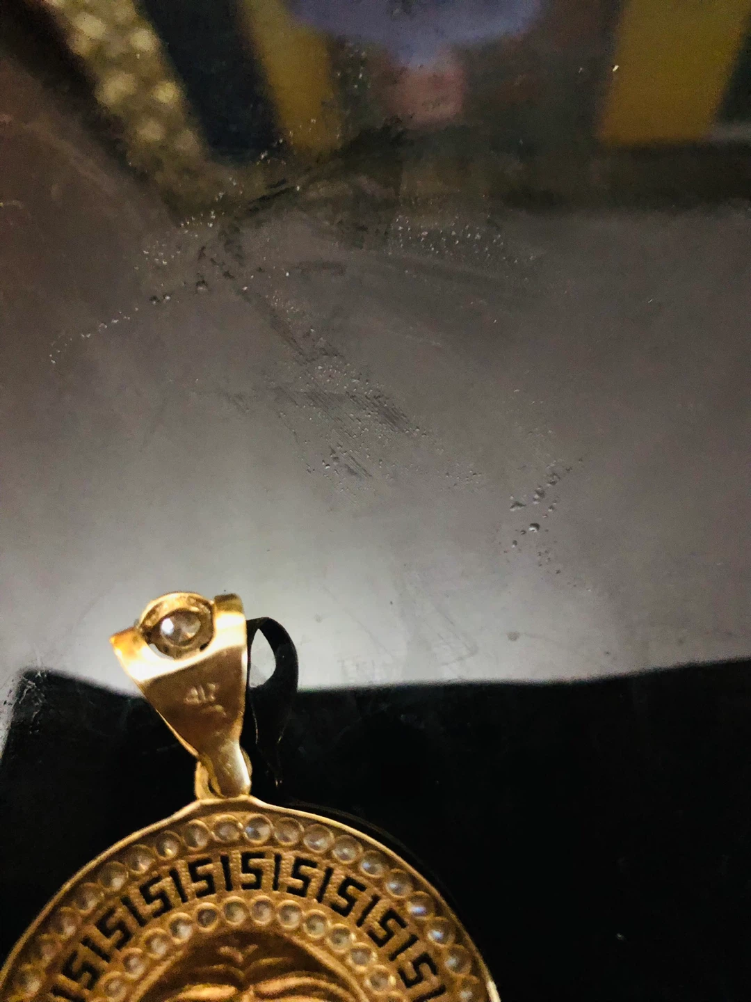 Gold 10 k  8.9 gr Medusa Head Pendant - photo 4