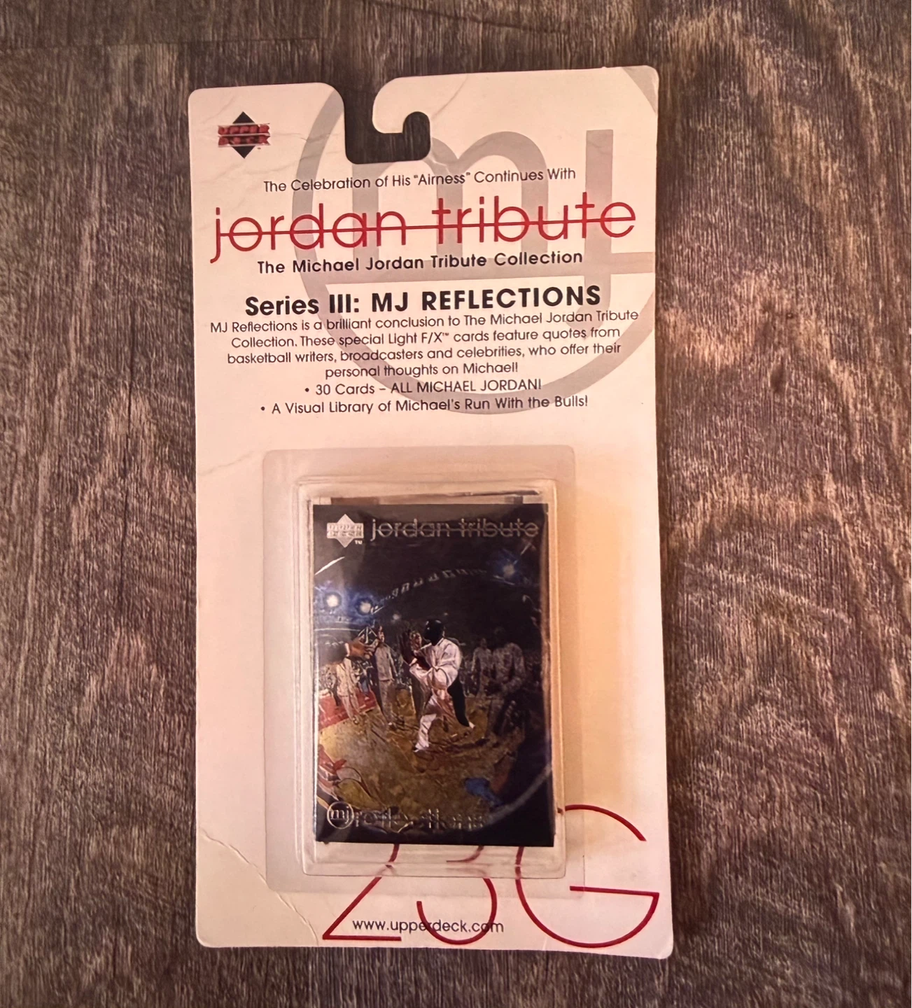 1998 Sealed Upper Deck Michael Jordan Tribute Collection