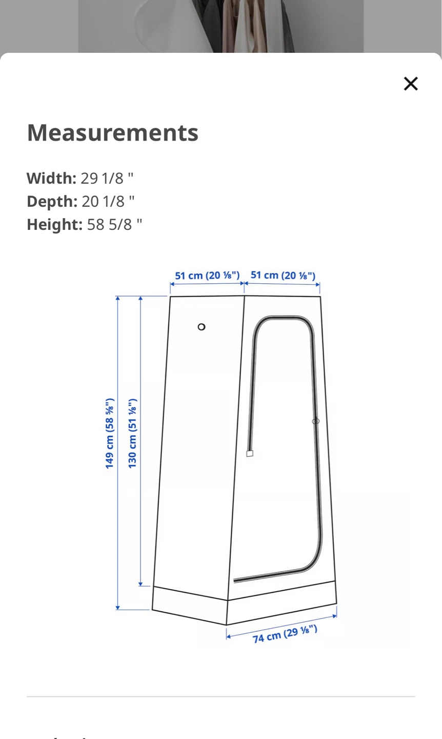 IKEA VUKU Wardrobe White - photo 5