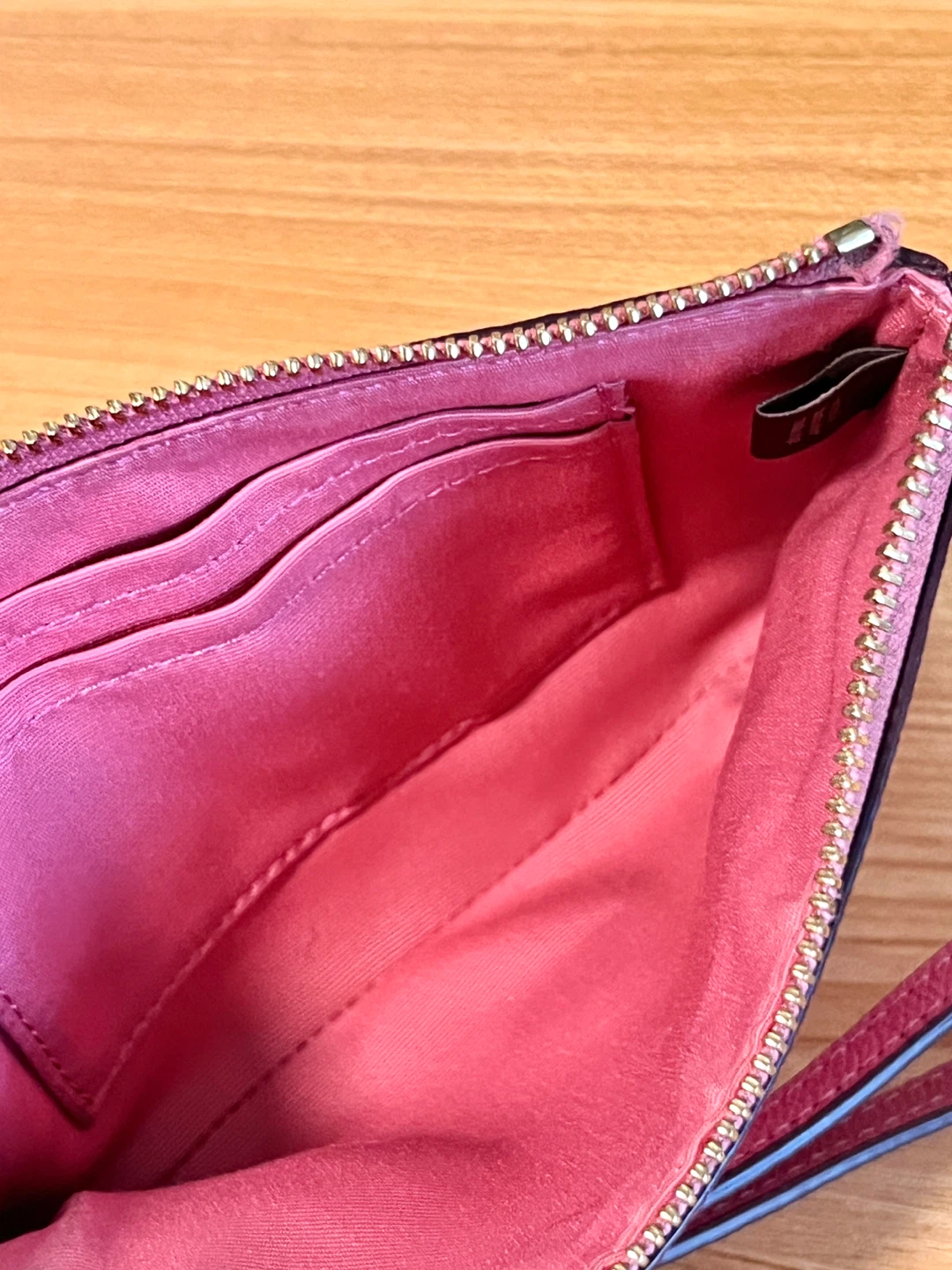 Coach Pink Leather Wristlet - photo 4