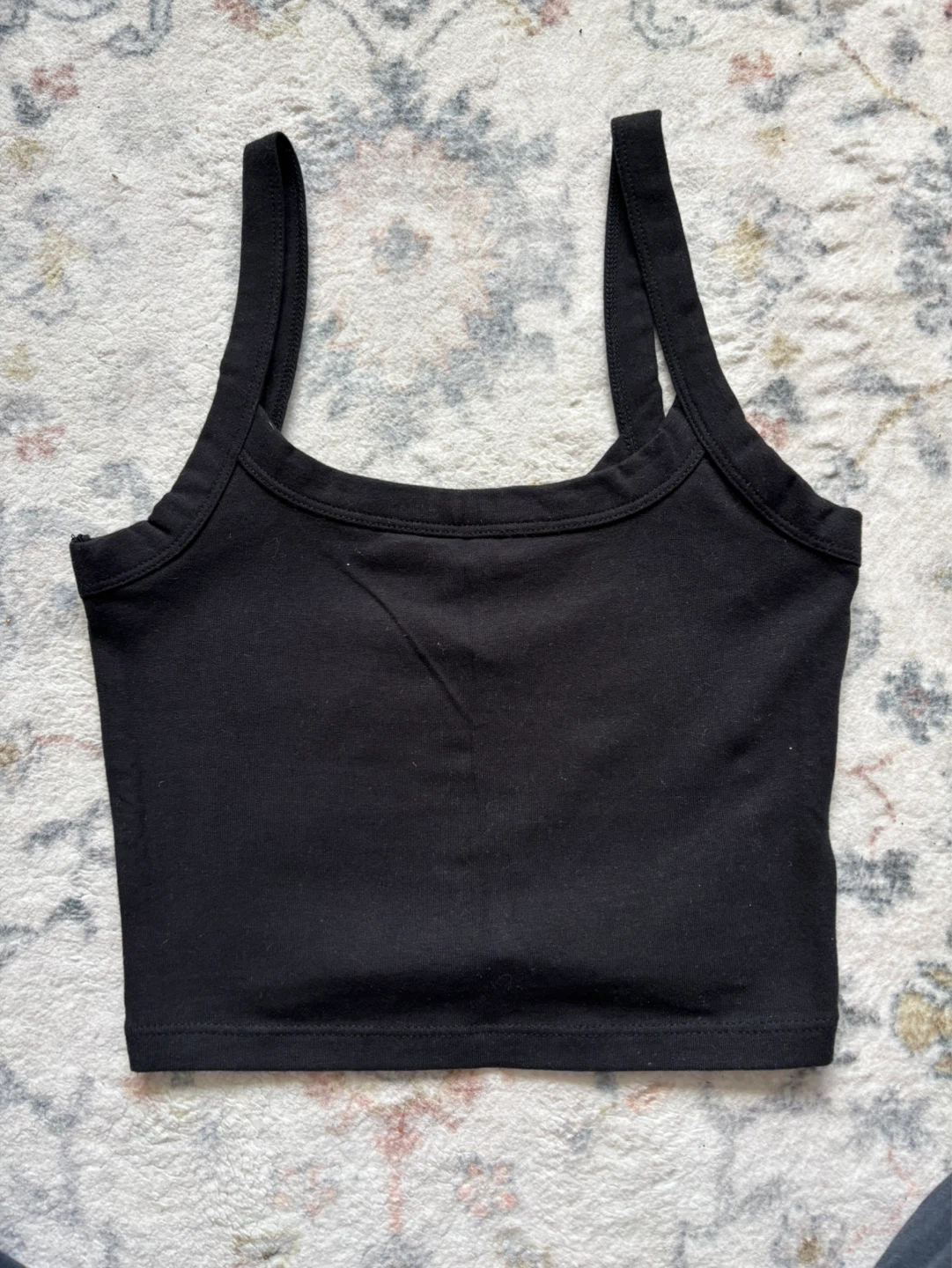 Divided H&M Black Cropped Tank Top - XS