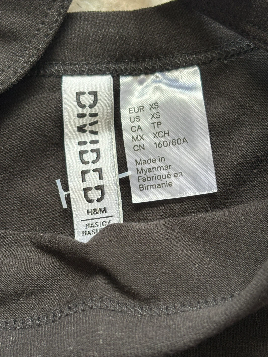 Divided H&M Black Cropped Tank Top - XS - photo 2