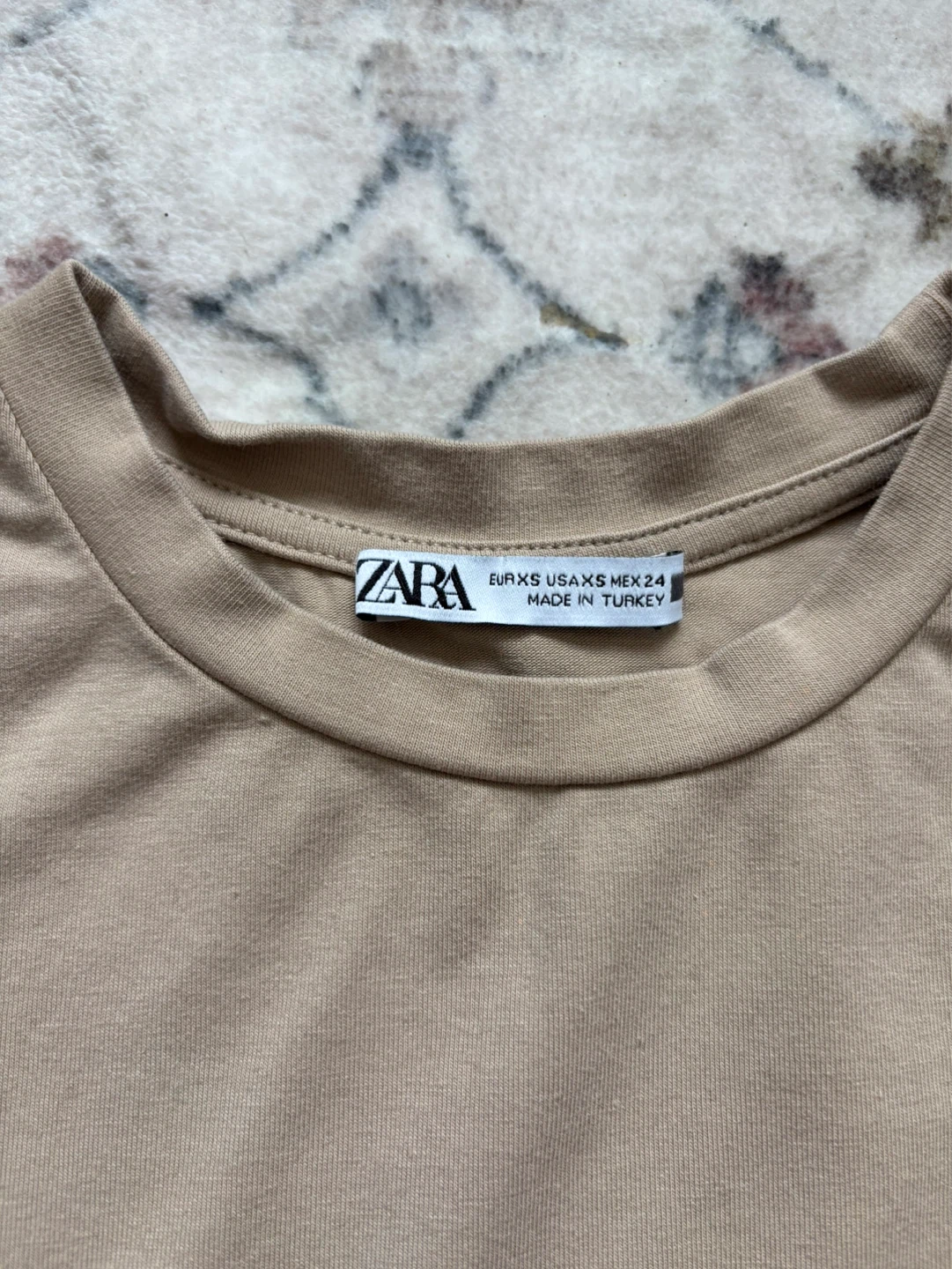 Zara Women's Tan Sleeveless Cropped Top Size XS - photo 2