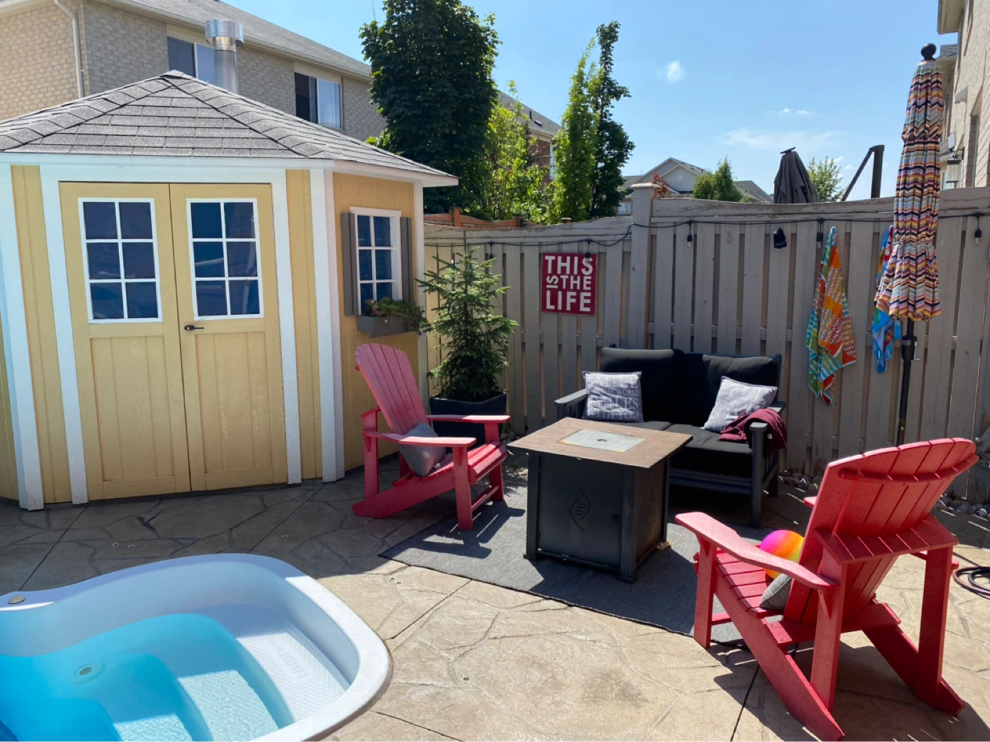Modern two seater outdoor Poly love seat - photo 3
