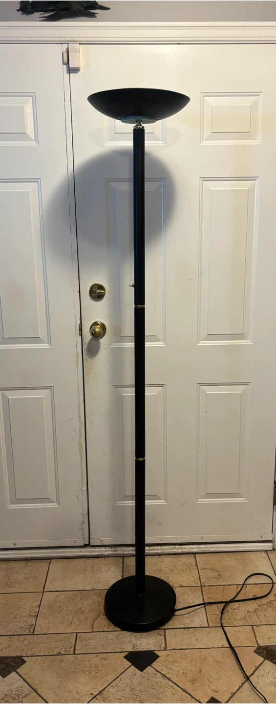 Vintage black floor lamp - photo 4