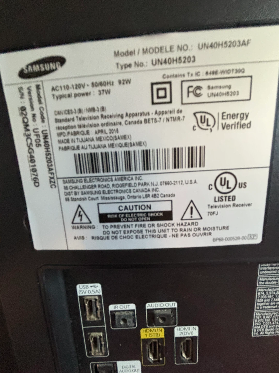 Samsung 40 inch Full HD LED TV - photo 3