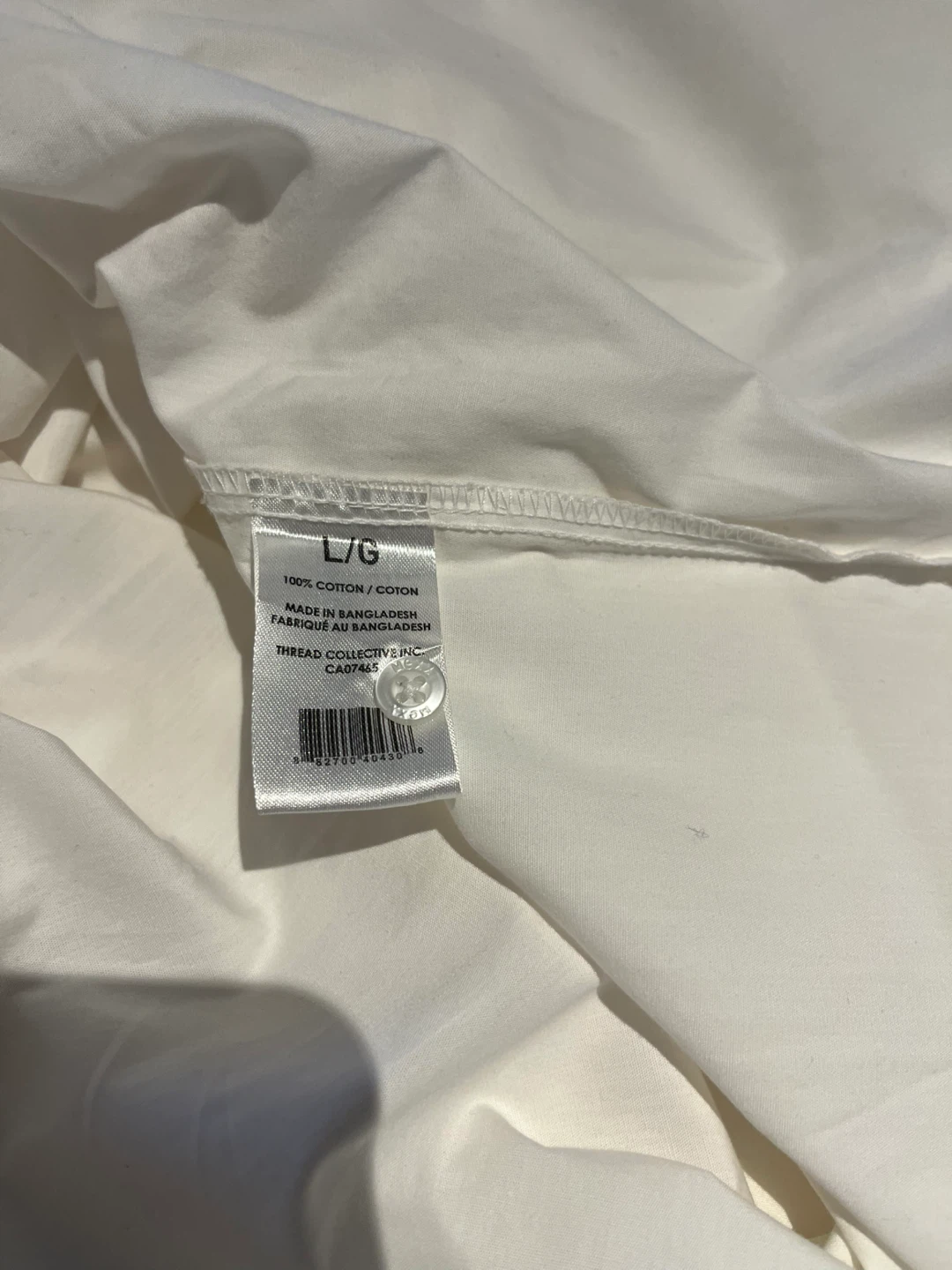 MEXX White Button-Up Shirt Dress - Size L - photo 5