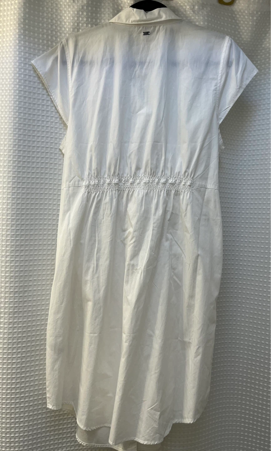 MEXX White Button-Up Shirt Dress - Size L - photo 2
