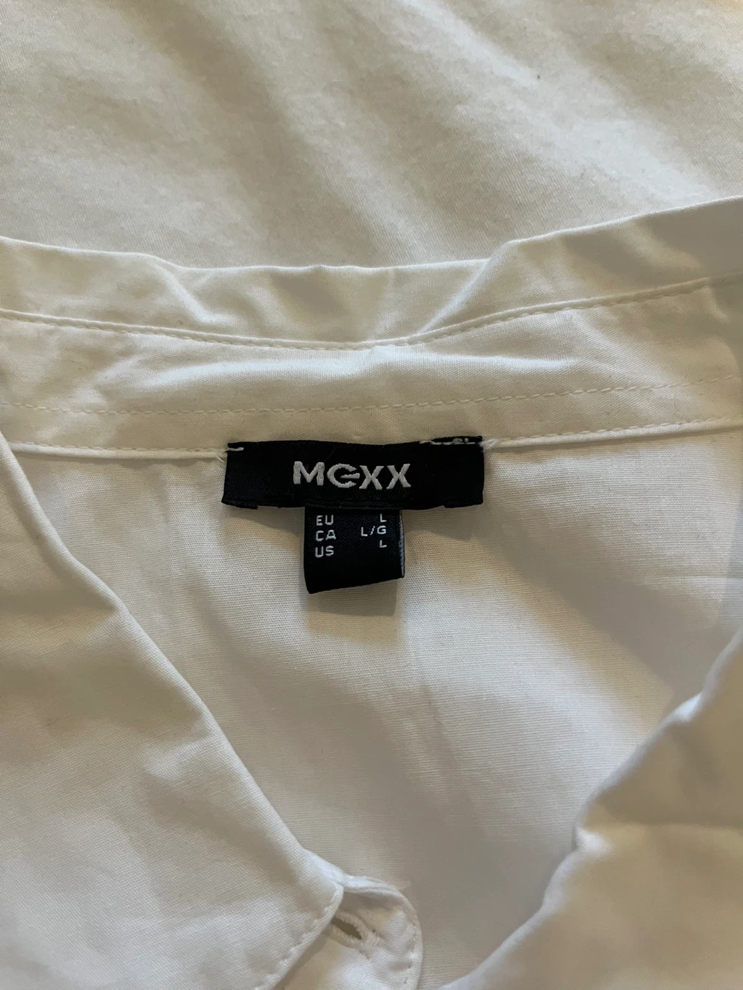 MEXX White Button-Up Shirt Dress - Size L - photo 3
