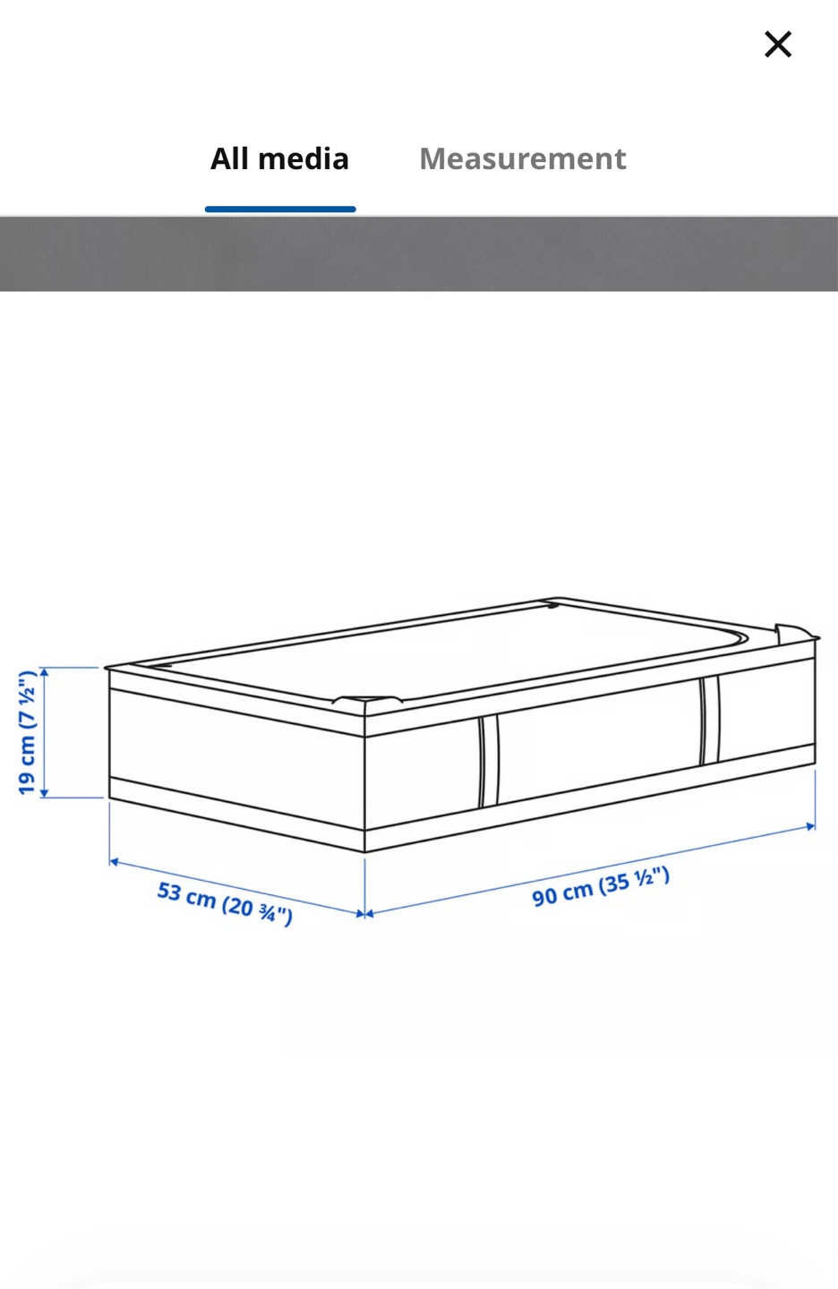IKEA SKUBB Storage Box - Grey - photo 2