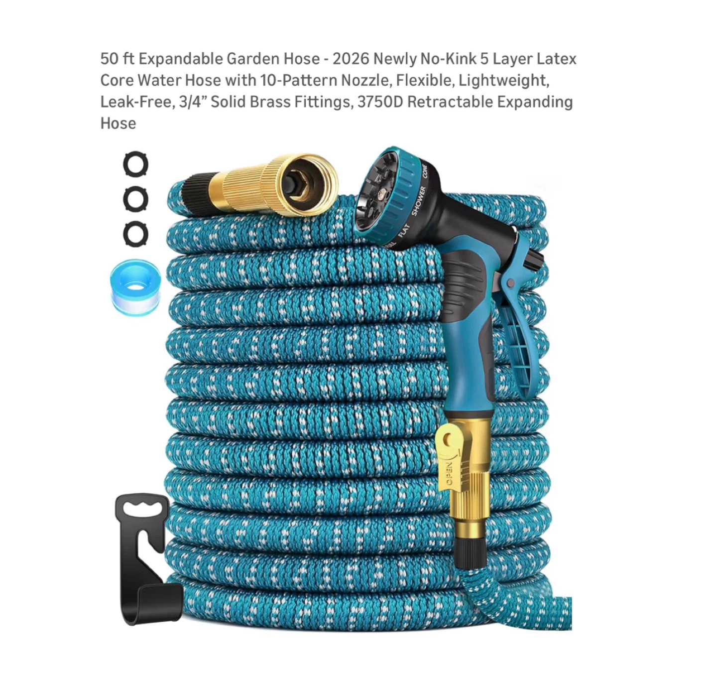 Brand new 50 ft Expandable Garden Hose