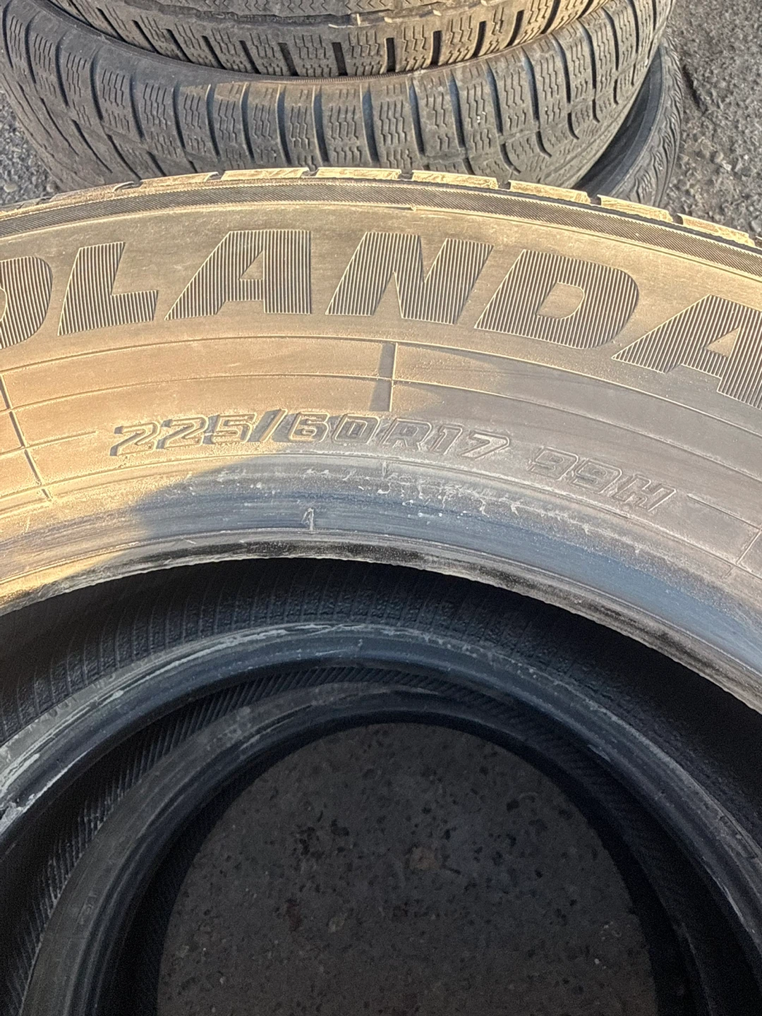 (3) Yokohama Geolandar G91 All Season Tires 225/60R17 - photo 2