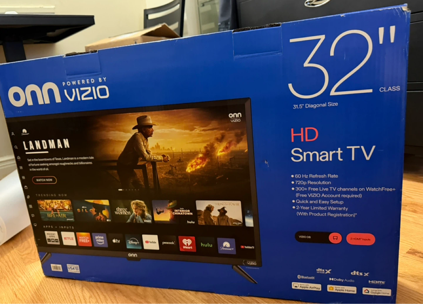 ONN 32" HD Smart TV Powered by VIZIO