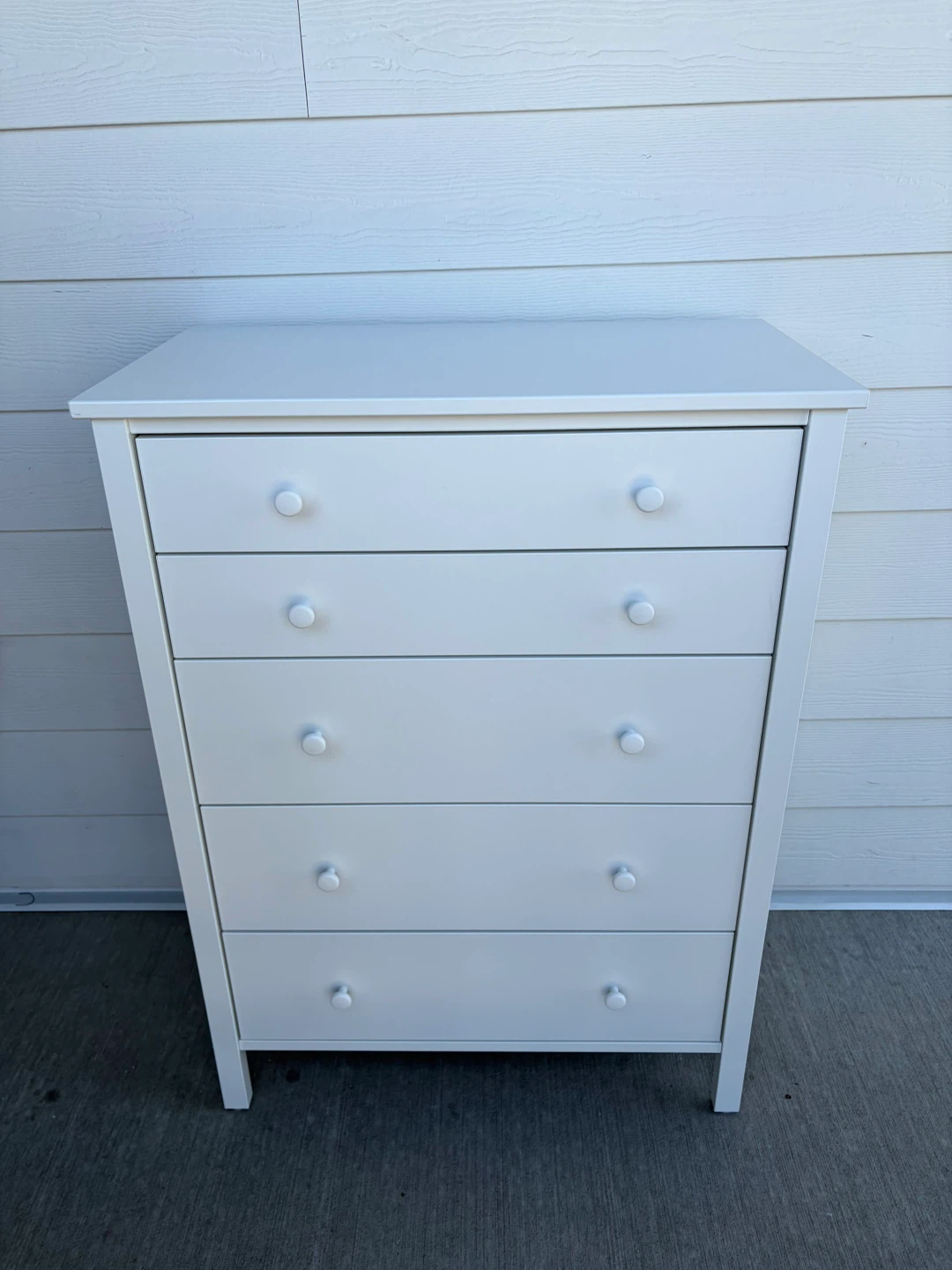 IKEA KILBERGET white dresser with 5 drawers