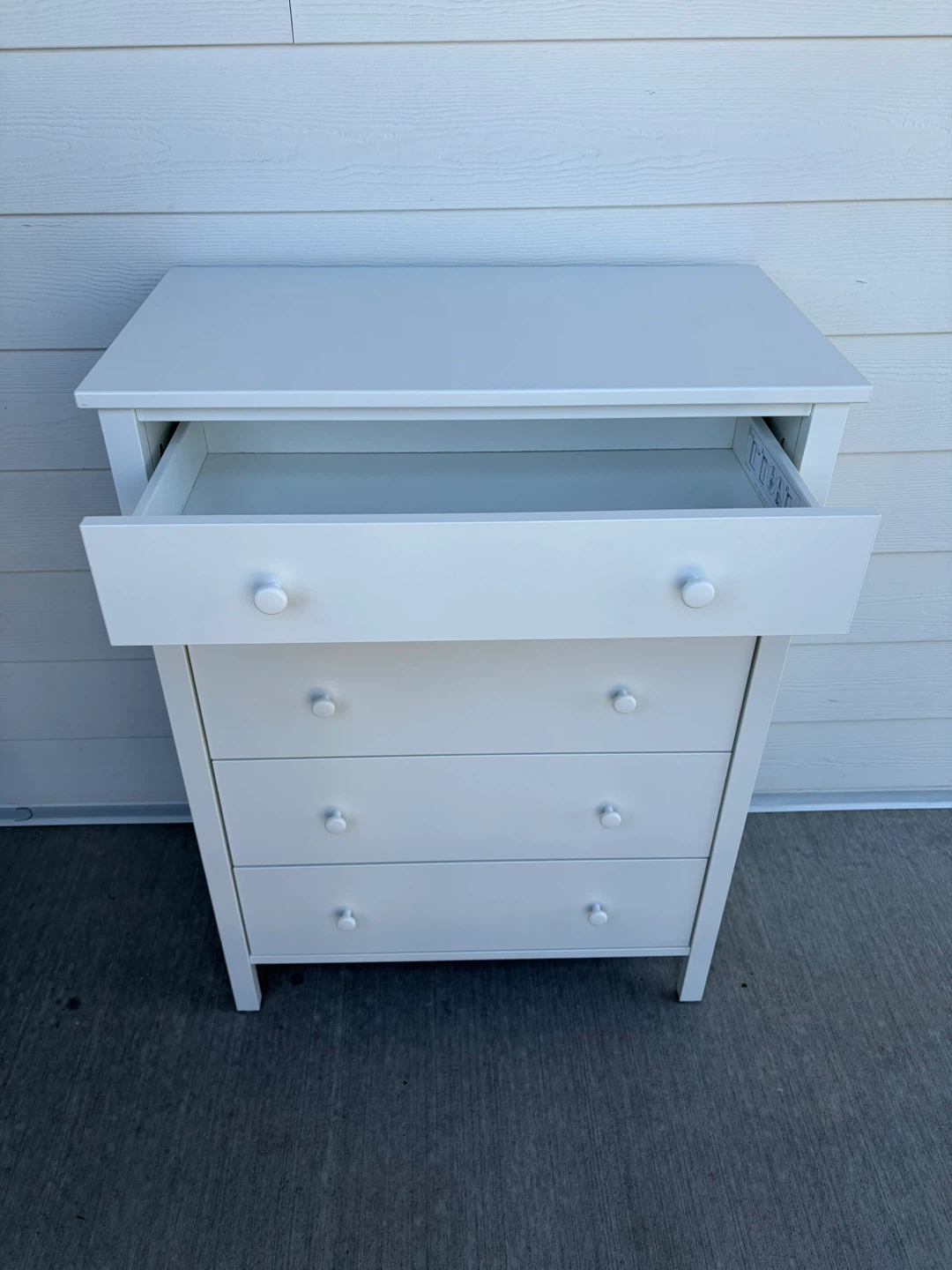 IKEA KILBERGET white dresser with 5 drawers - photo 2