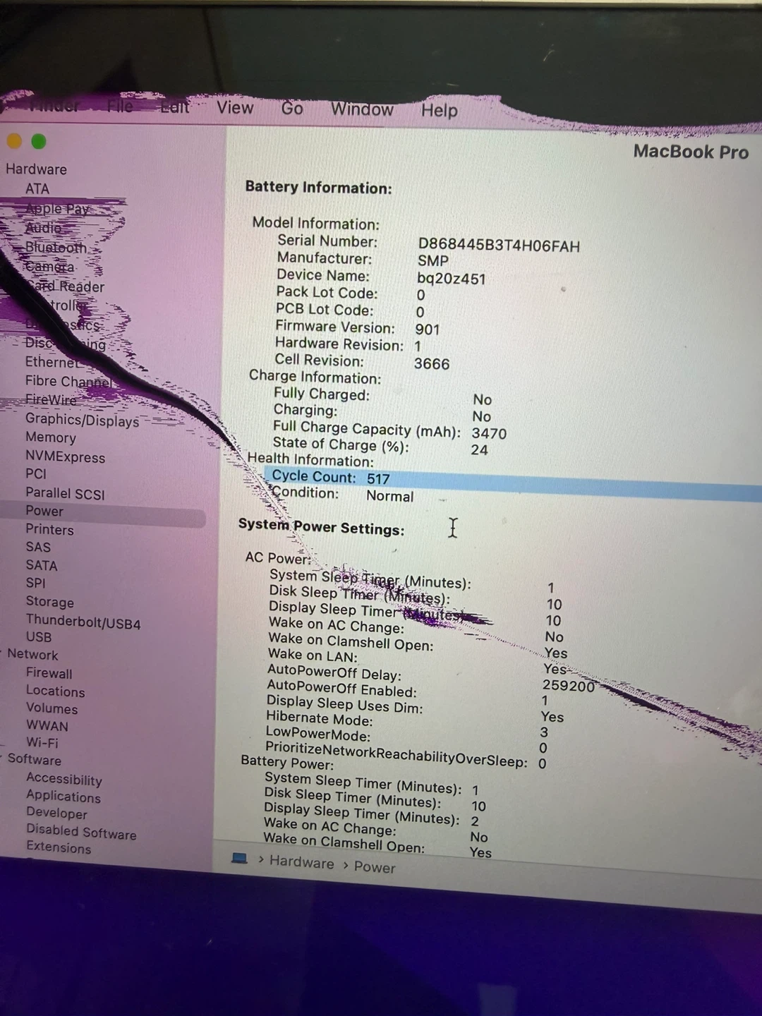 MacBook Pro 13” 2017/8GB RAM/128GB SSD/Screen Glitch - photo 4