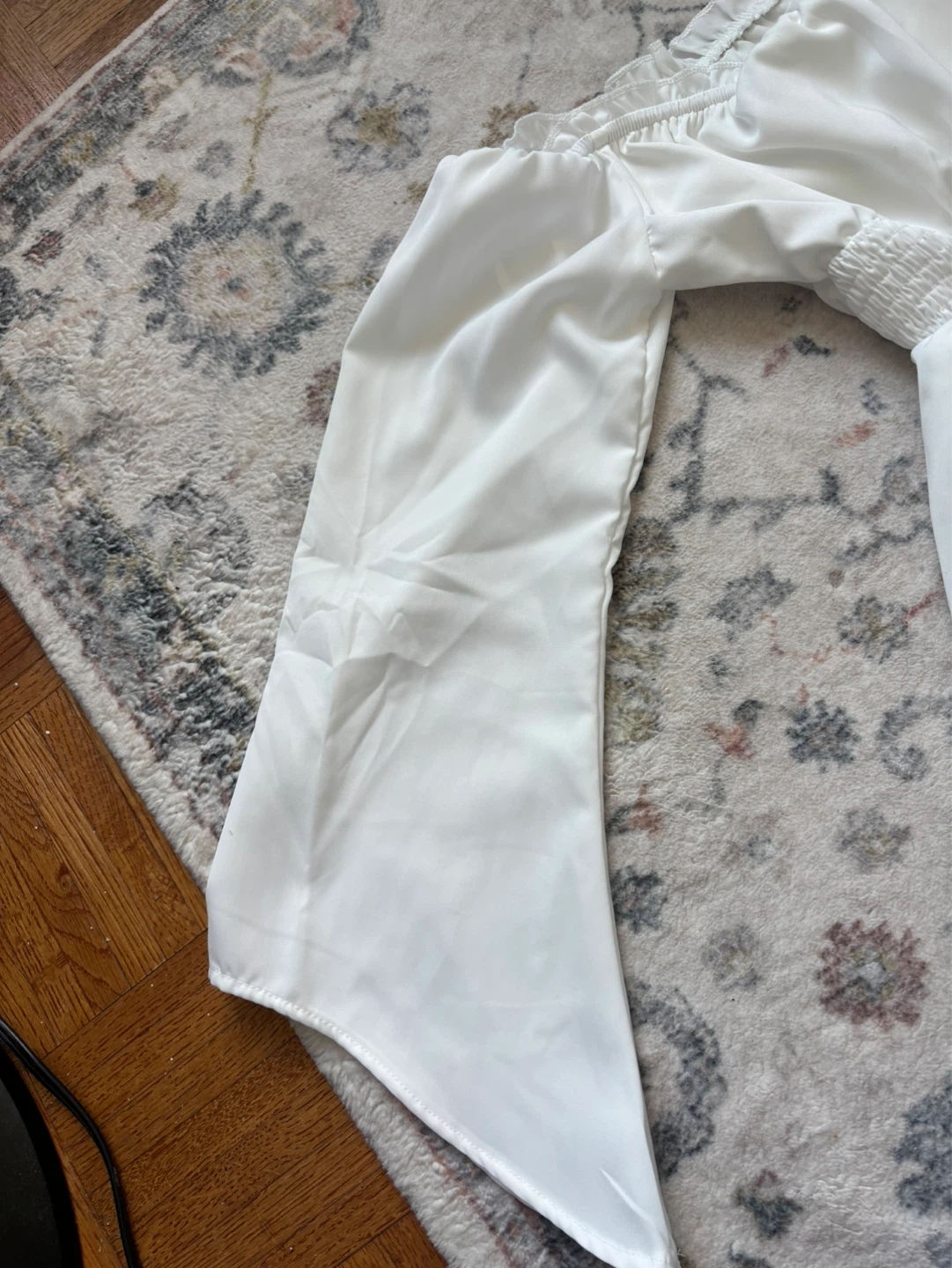 White Petite XS Off-the-Shoulder Dress - photo 2