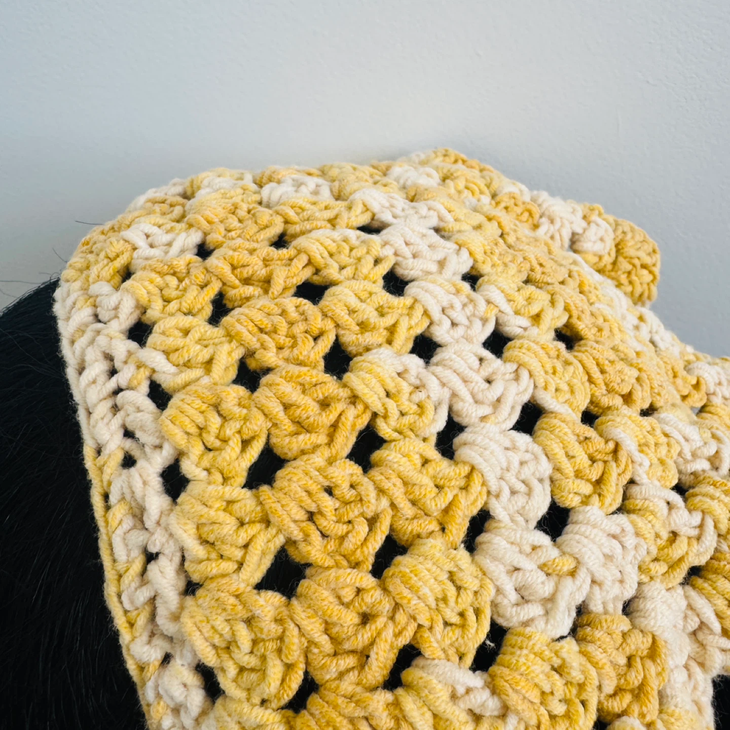 Handmade Crochet Bandana/Headscarf in variegated colours - photo 4