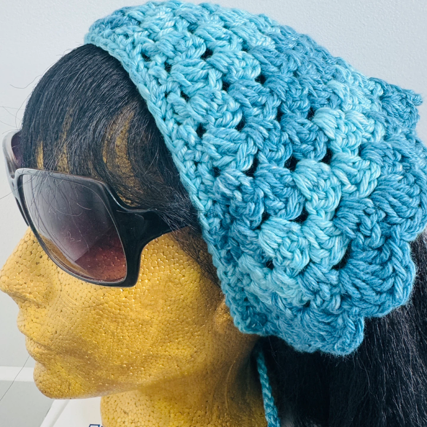Handmade Crochet Bandana/Headscarf in variegated colours - photo 2