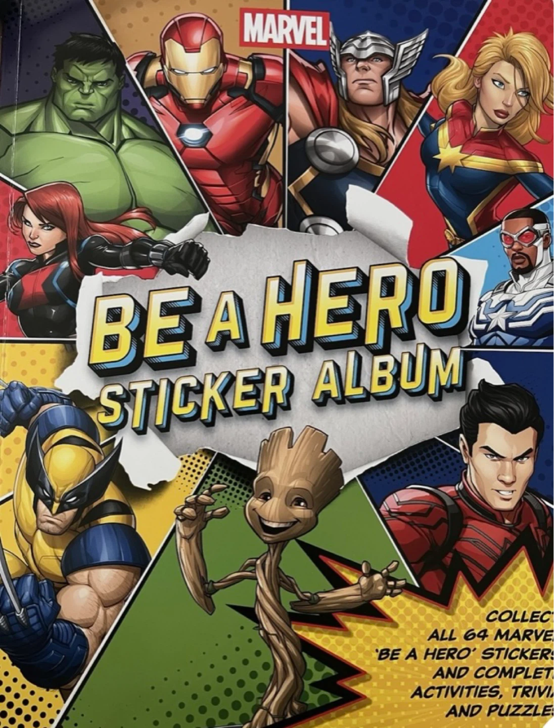 Marvel “Be A Hero” Collectible Stickers