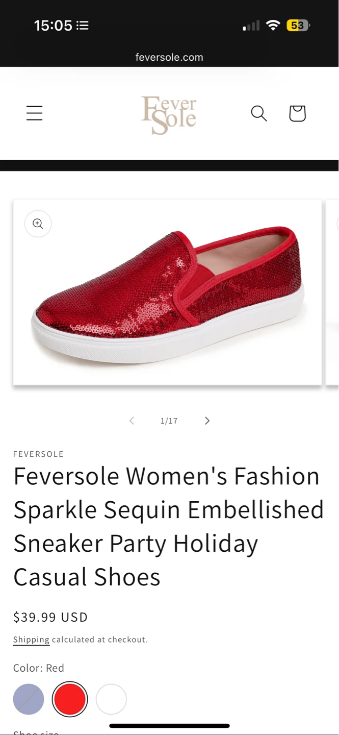 *New* $80 FEVERSOLE Black Glitter Slip-On Sneakers - photo 5