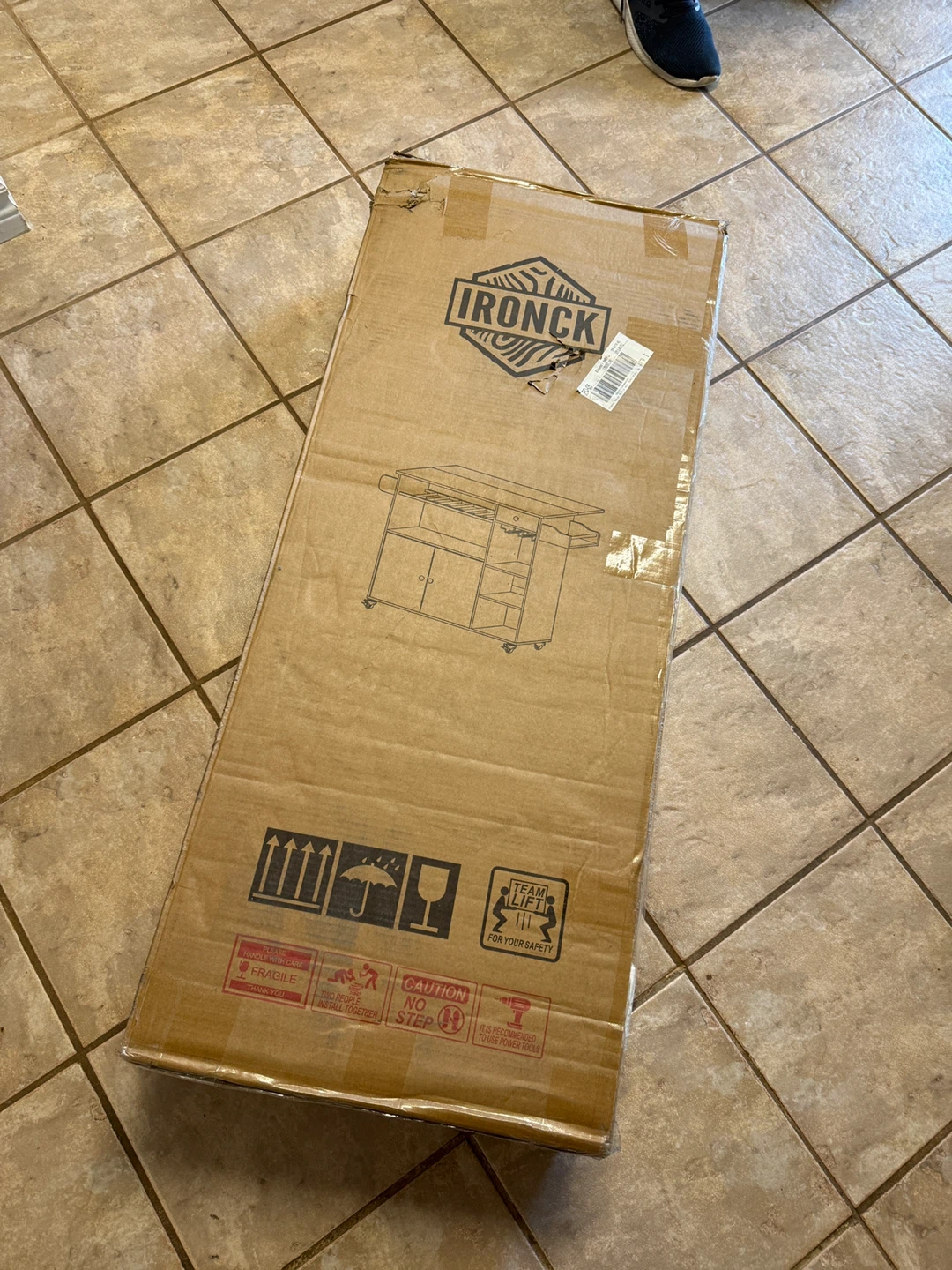 Brand New Ironck Drop Leaf Countertop Kitchen Cart - photo 2