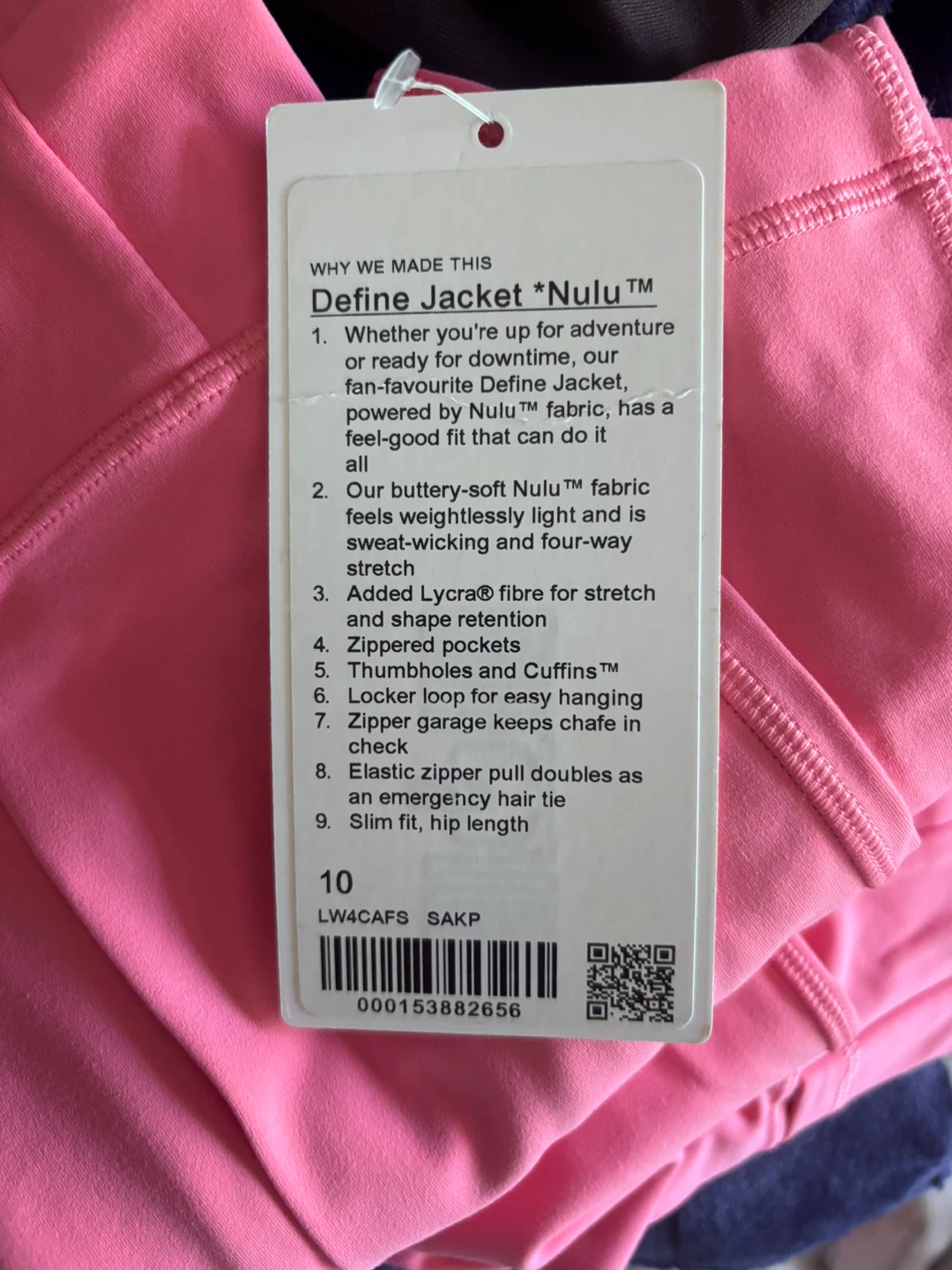 Lululemon Pink Full Zip Jacket - photo 2