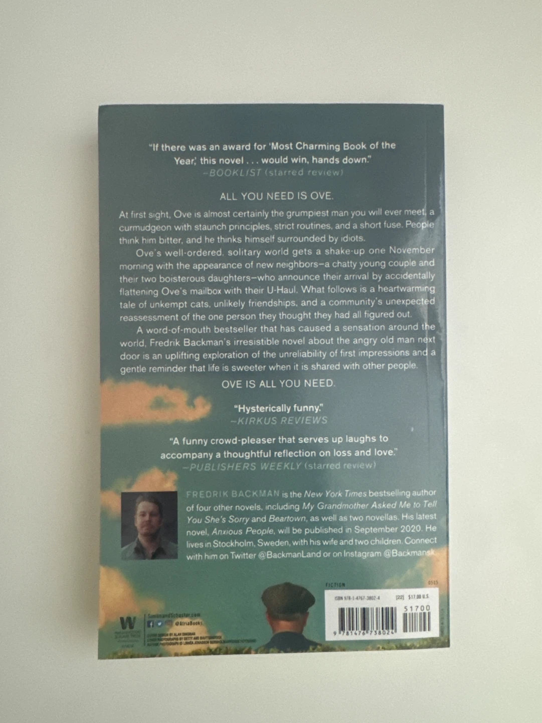 A Man Called Ove by Fredrik Backman Novel - photo 2