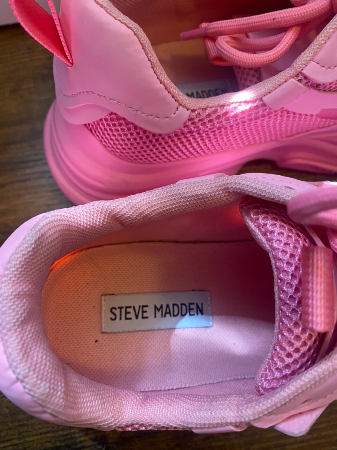 Steve Madden Pink Chunky Sneakers