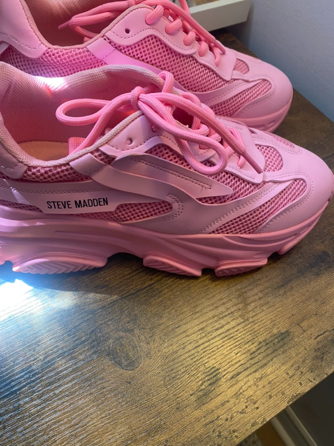 Steve Madden Pink Chunky Sneakers - photo 3