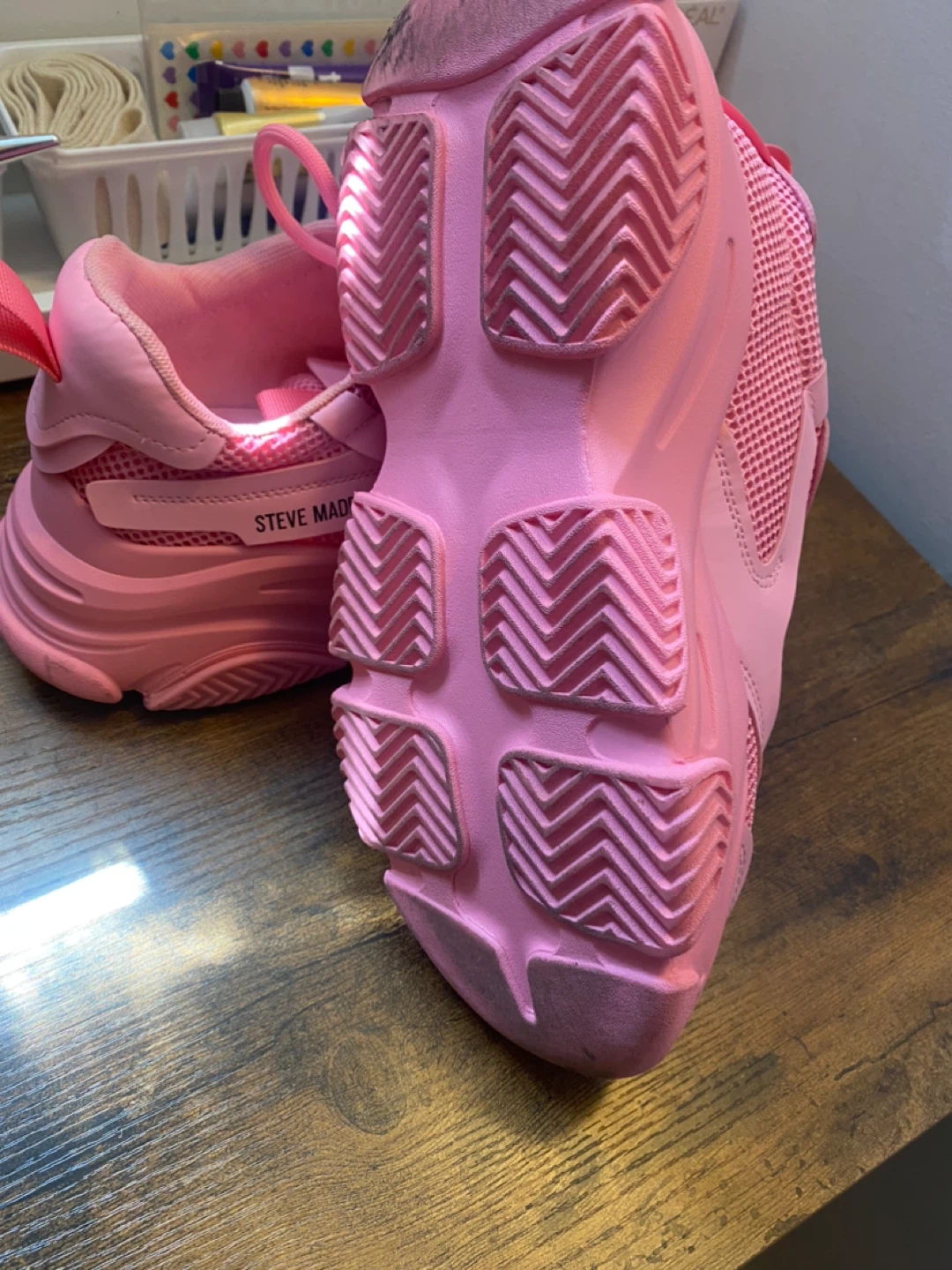 Steve Madden Pink Chunky Sneakers - photo 2