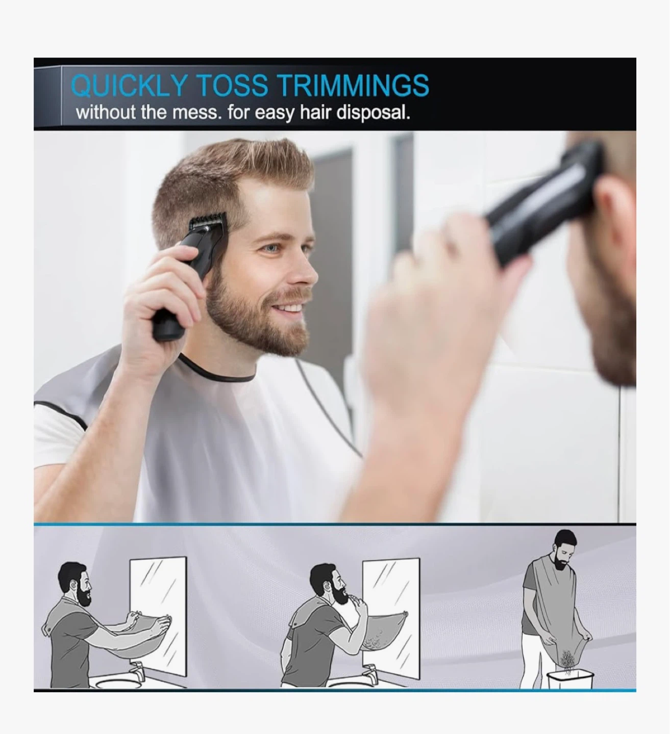 Men’s beard bib