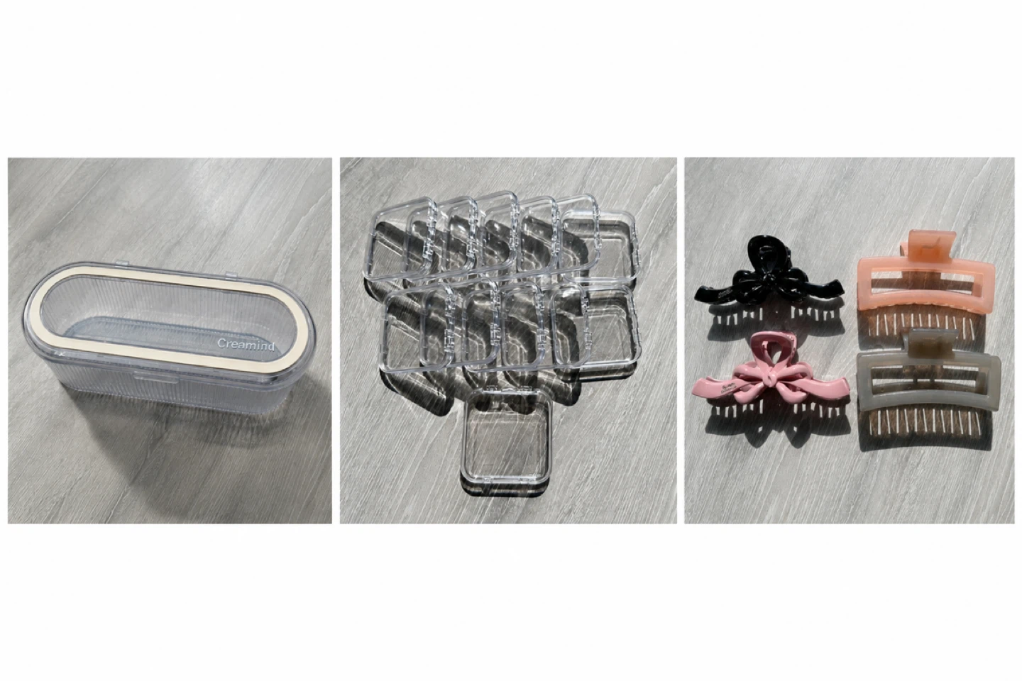 Hair Claw Clip Set with Storage Case - photo 2