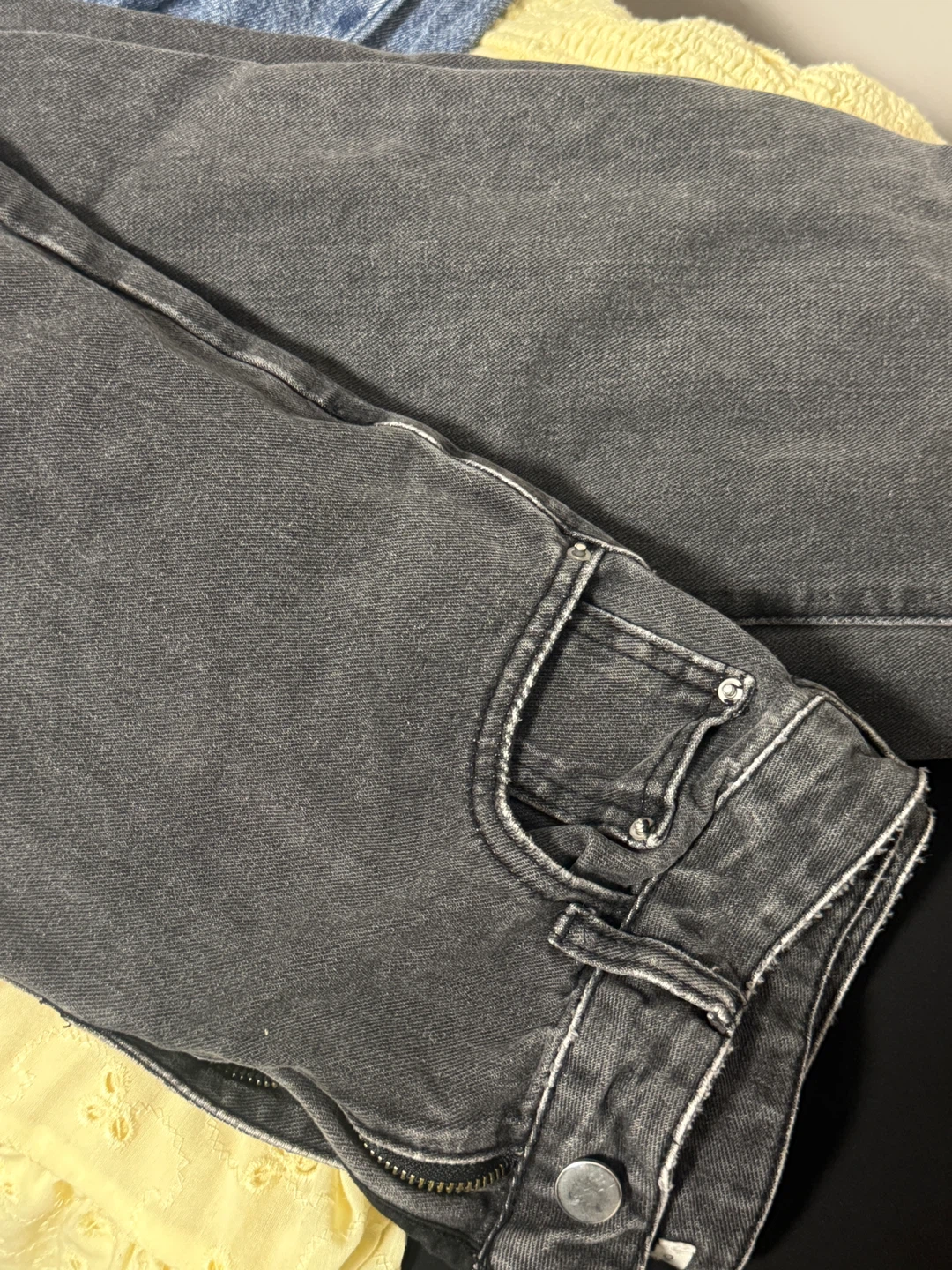 Gray Denim Jeans