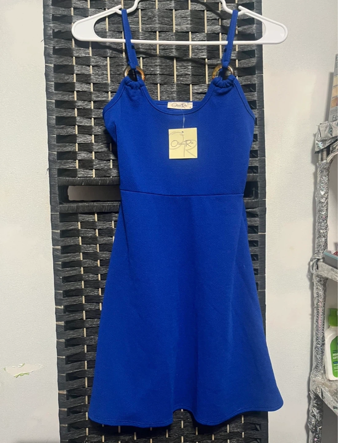 Olivia R. Blue Fit & Flare Dress Ring size S/M/L - photo 3