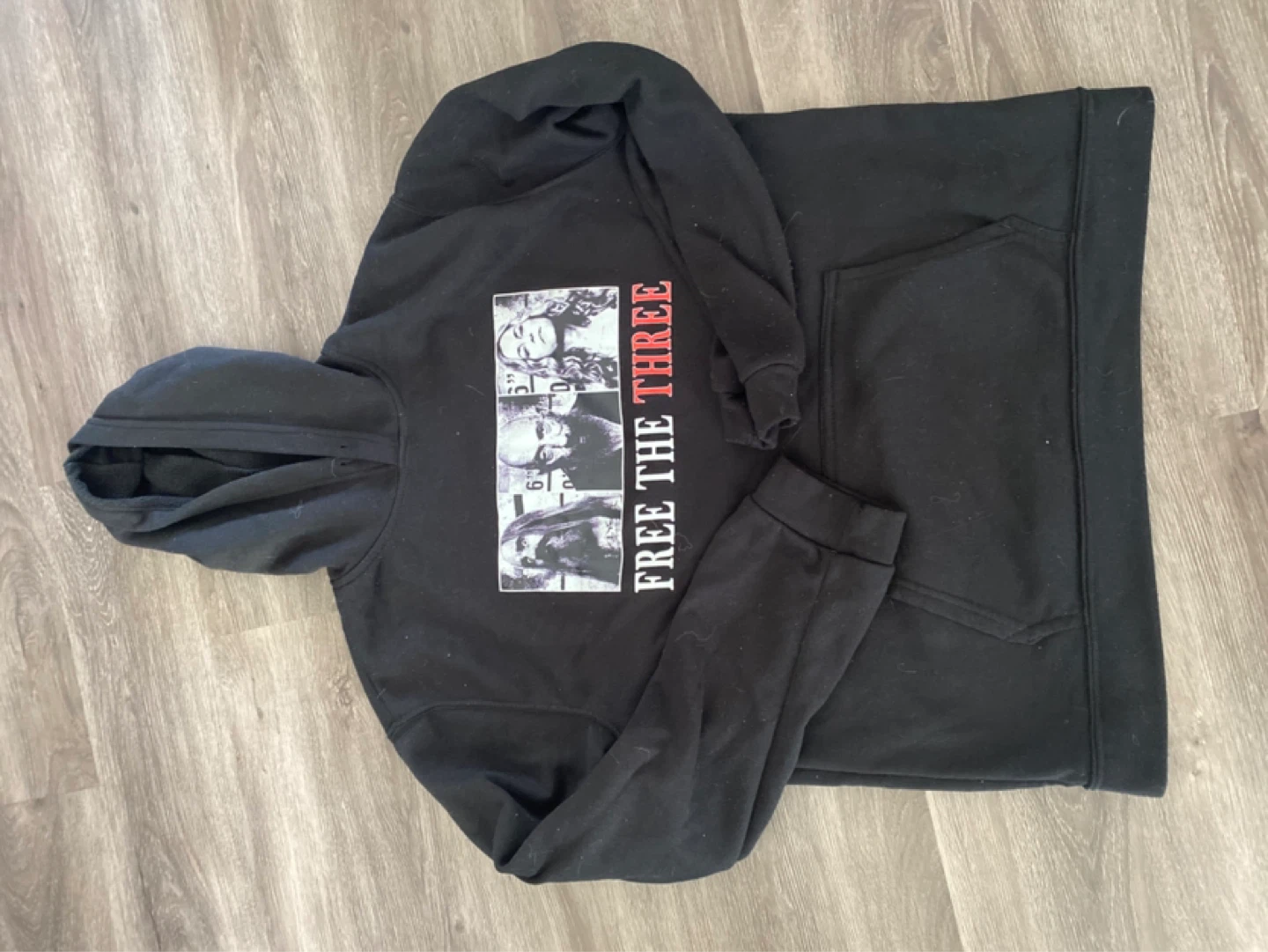 Free the Three Hoodie Black Size L