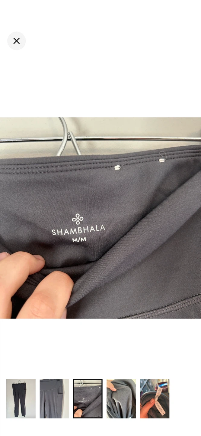 Shambhala M/M Grey Pocket Leggings - photo 3