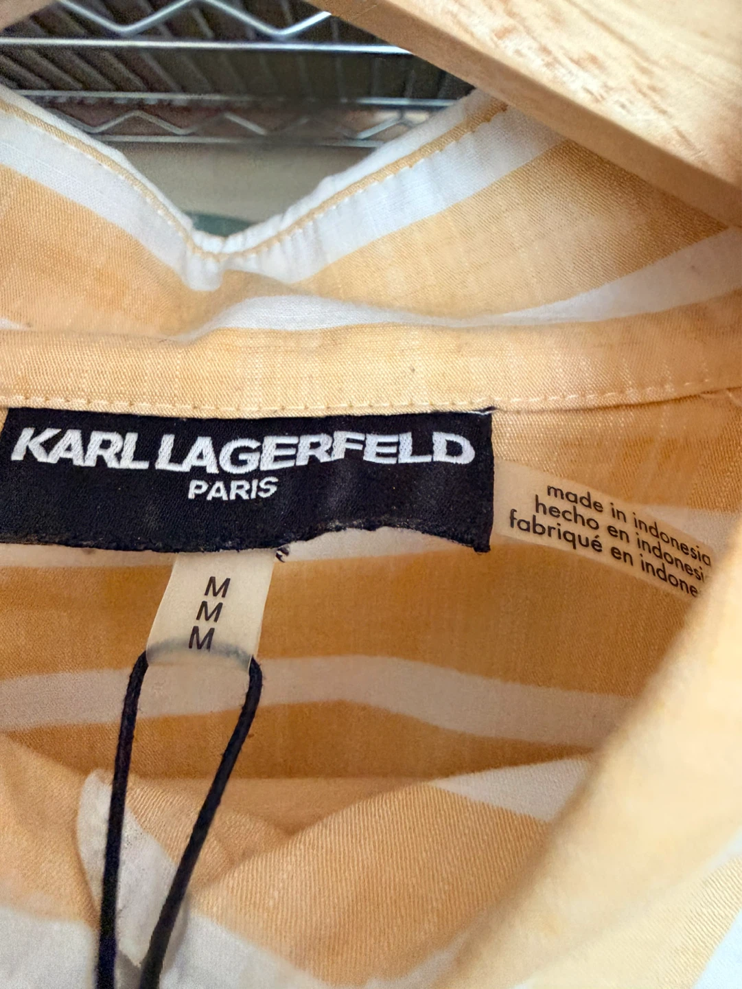 Karl Lagerfeld Paris Striped Shirt - Size M - photo 4