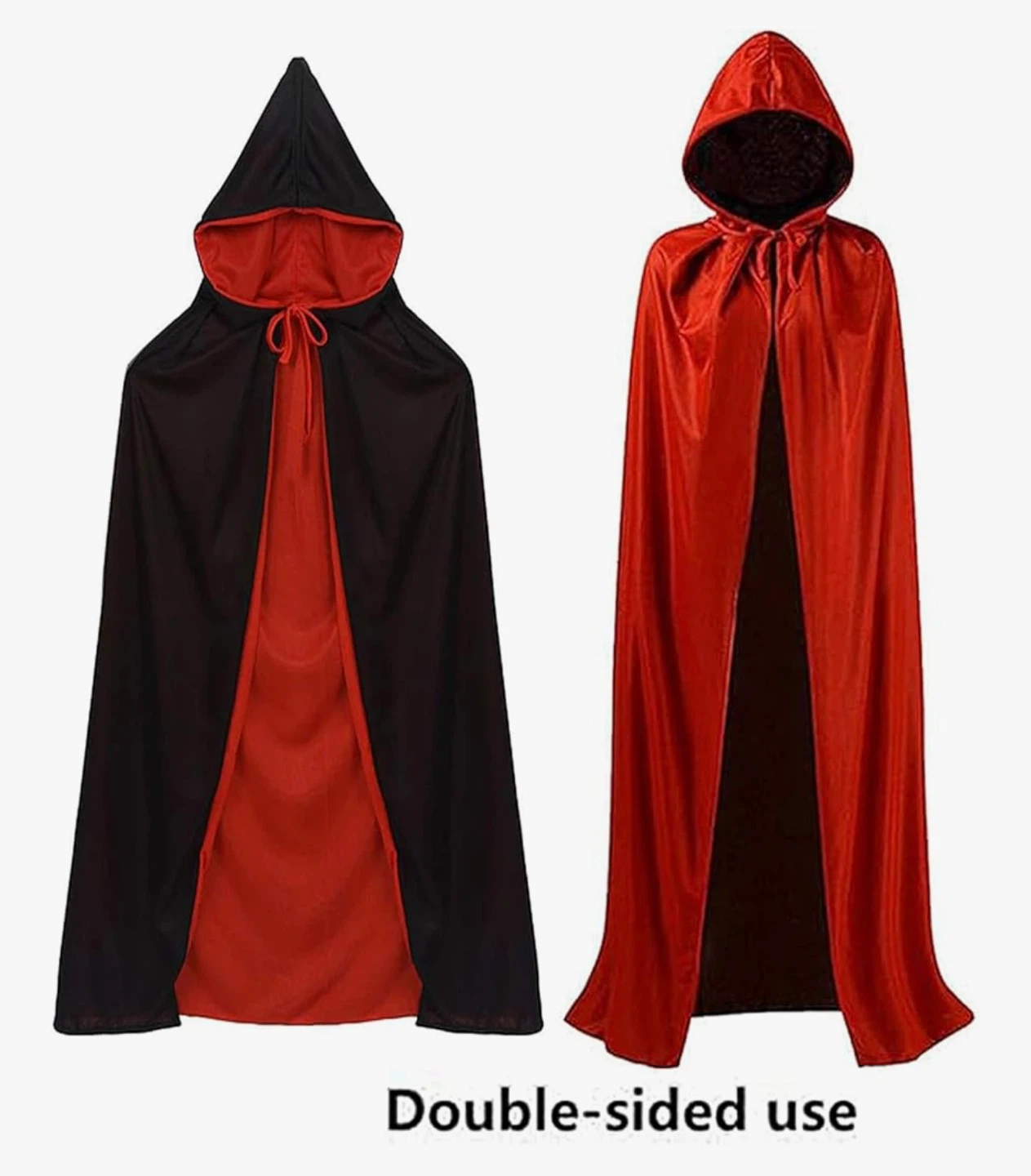 Double-Sided Hooded Cape for adults