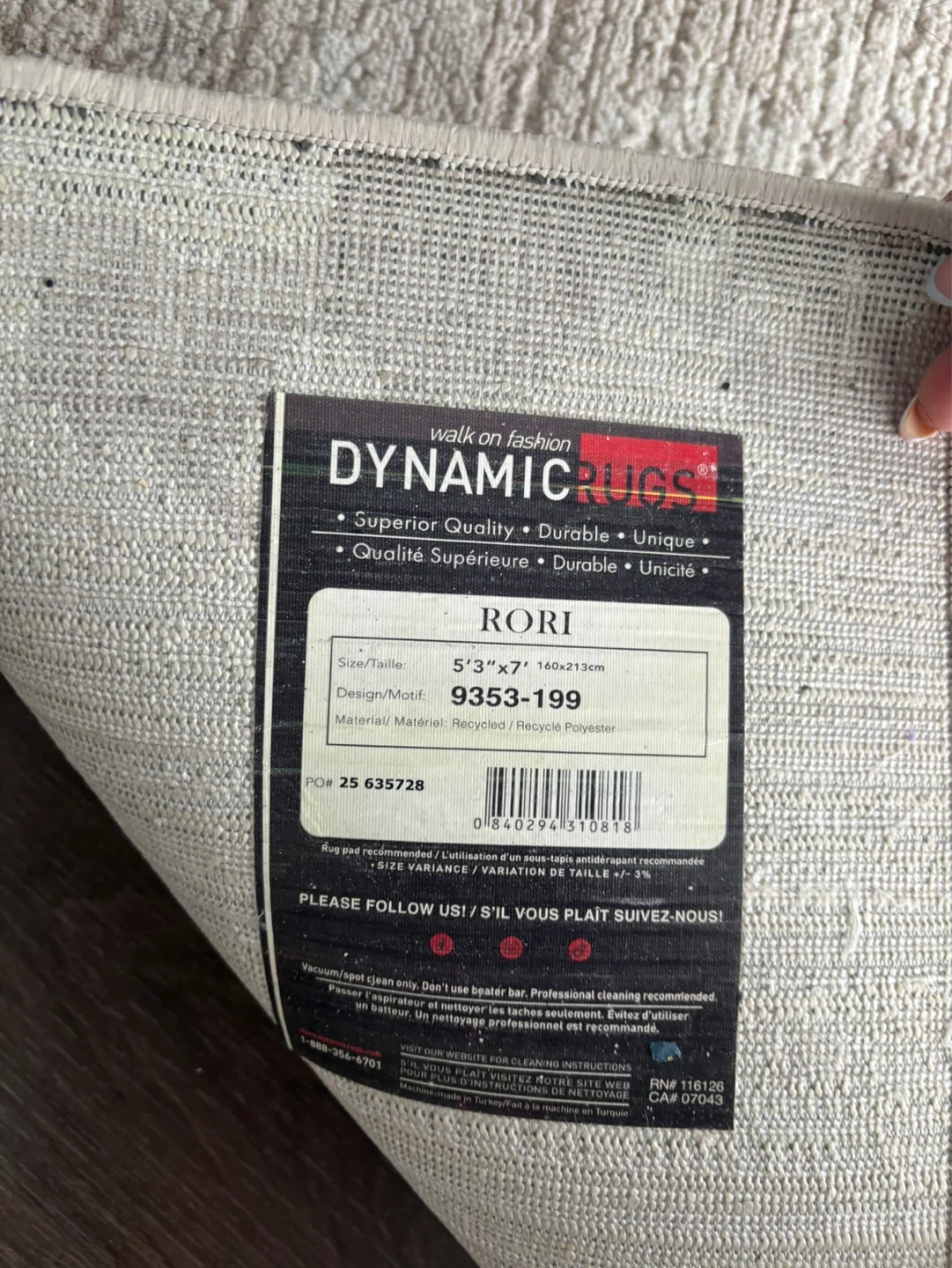Dynamic Rugs Rori Area Rug 5'3"x7' - photo 2