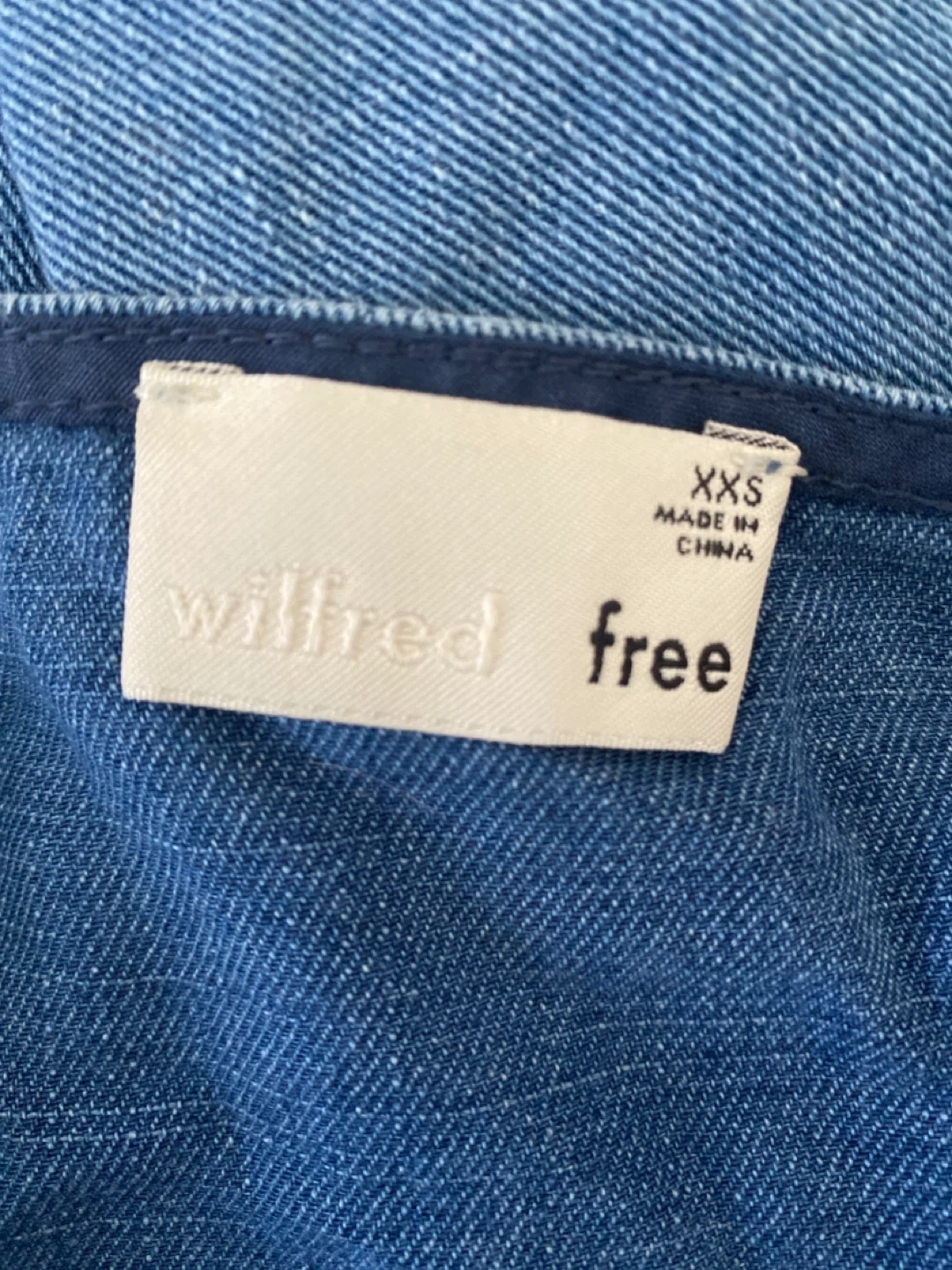 Wilfred Free Denim Dress XXS - photo 3