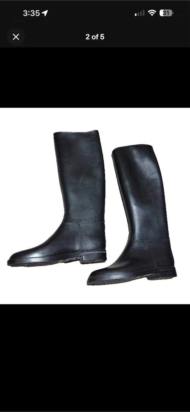 Winner Black Rain/Riding Boots - photo 2