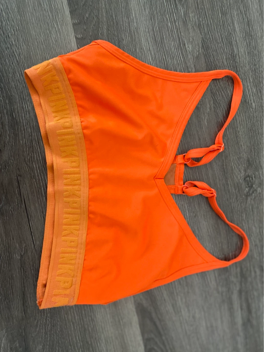 Victoria's Secret PINK Ultimate Sports Bra Orange Size S
