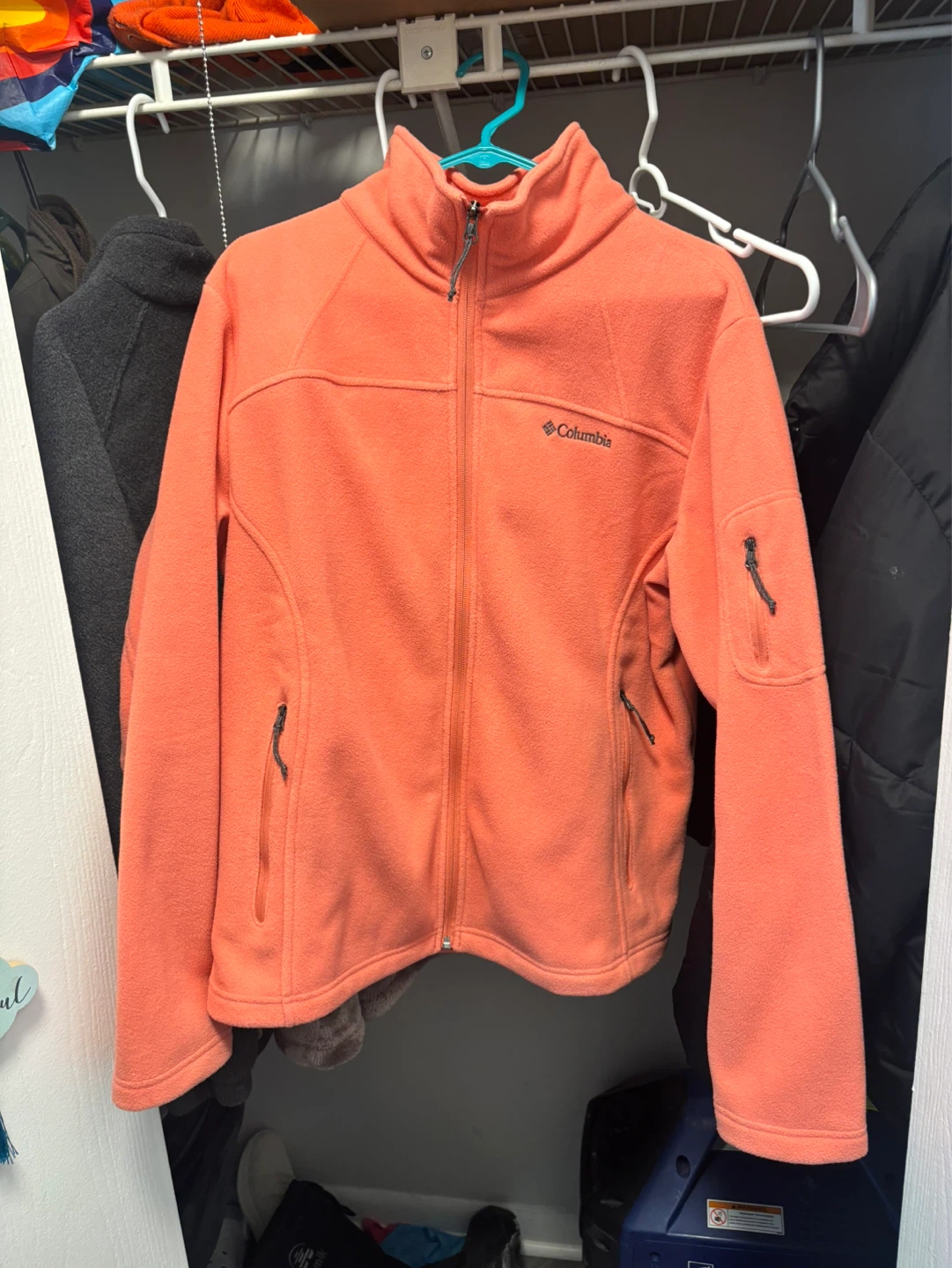 Columbia Fleece Jacket XL Coral