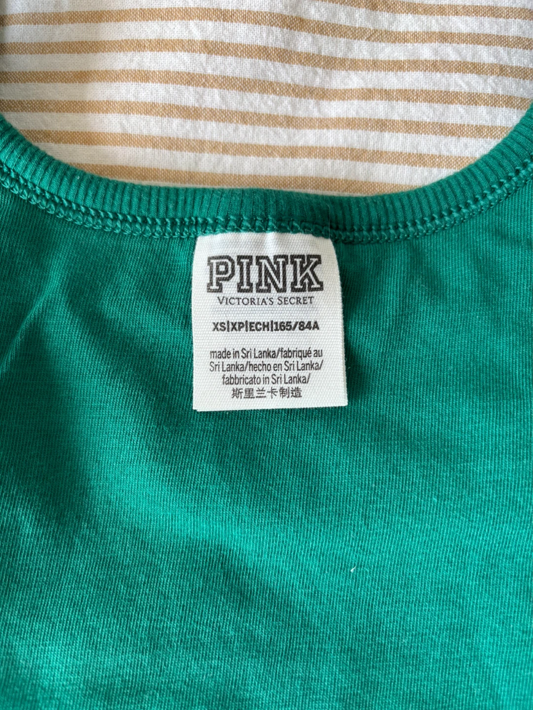 Victoria's Secret PINK Ribbed Tank Tops - XS - Navy & Teal - photo 4