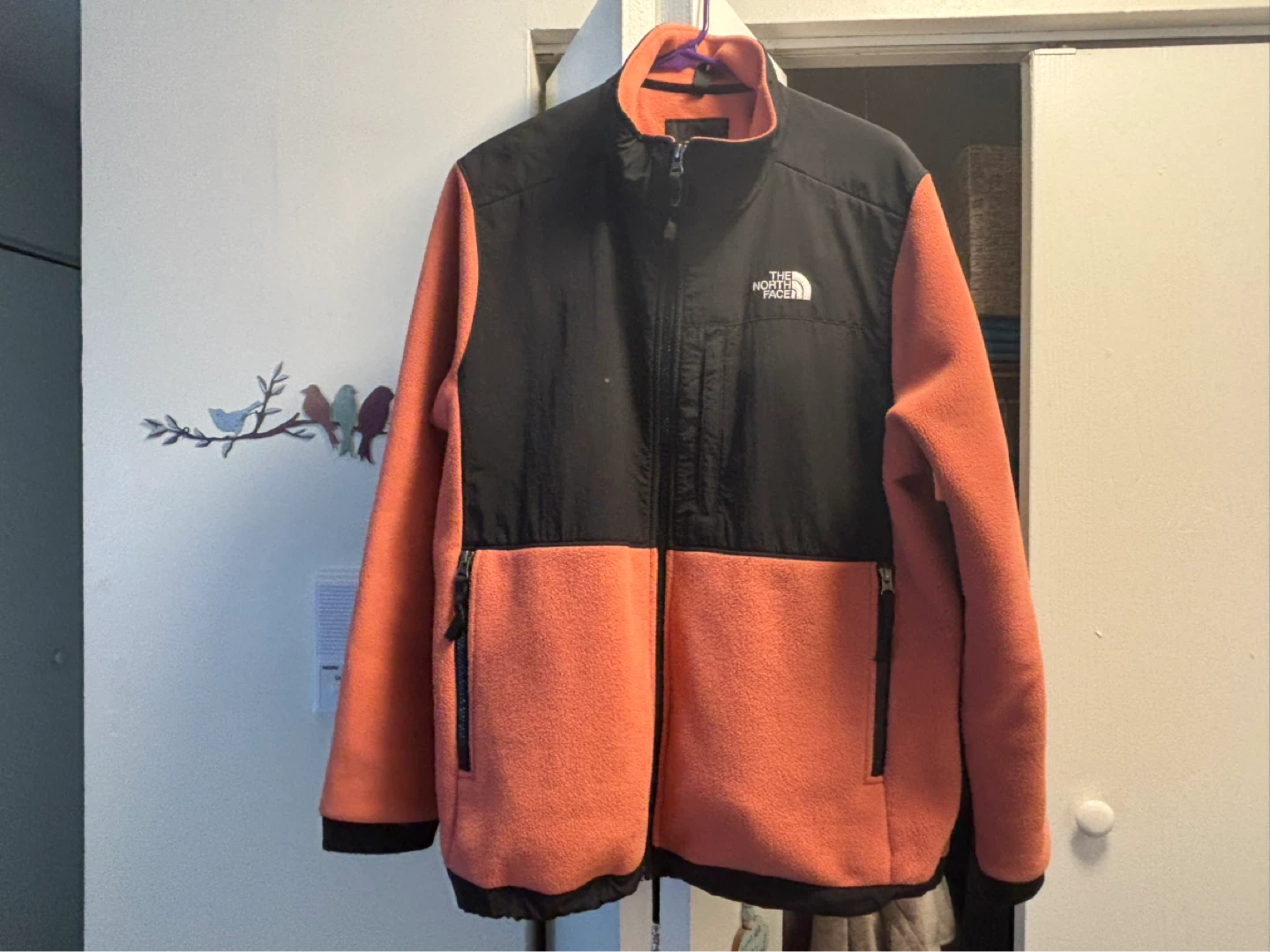 The North Face Fleece jacket XXL Coral/Black - photo 2