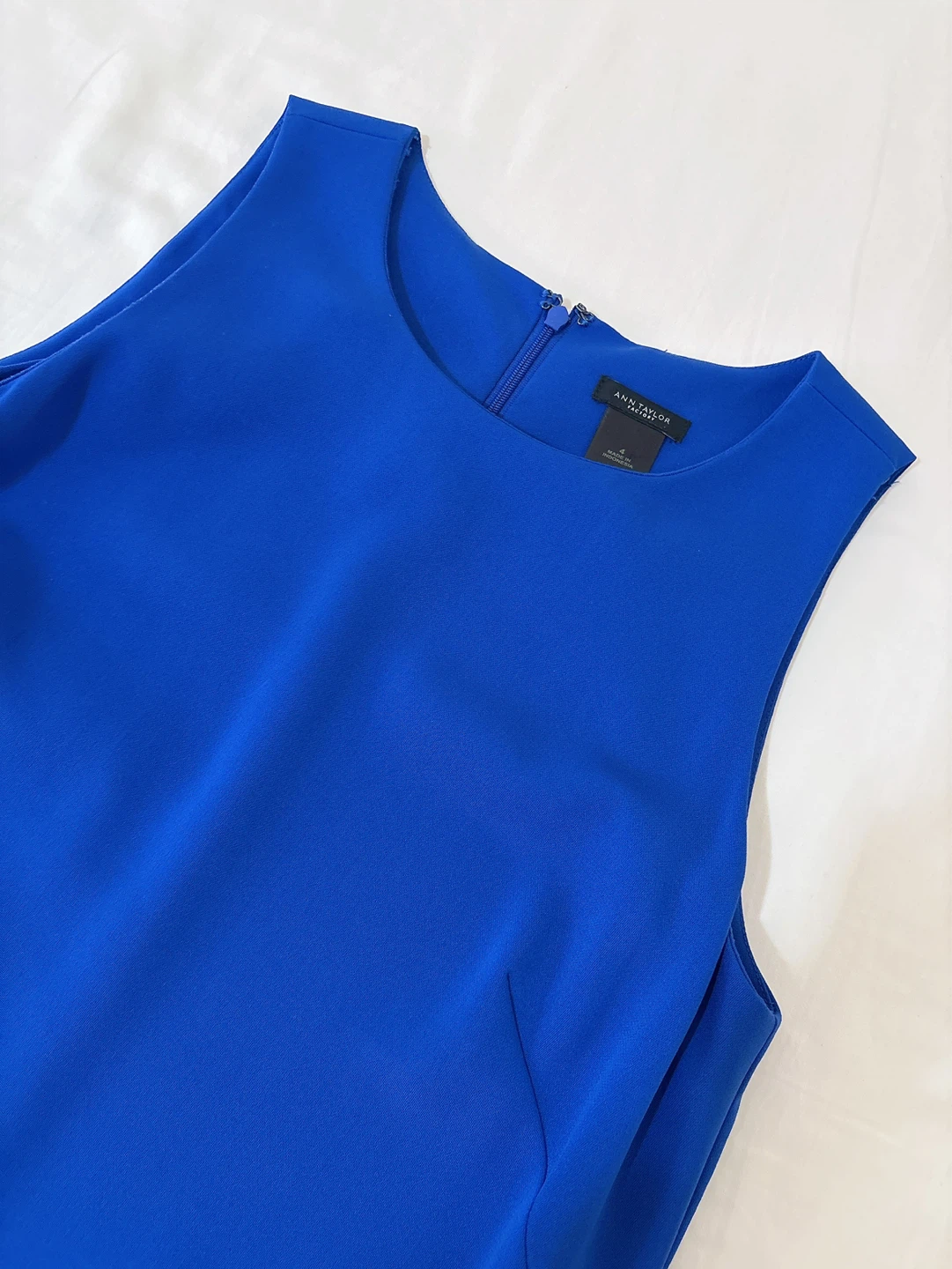 Anne Taylor Blue Mid Length Dress - photo 3