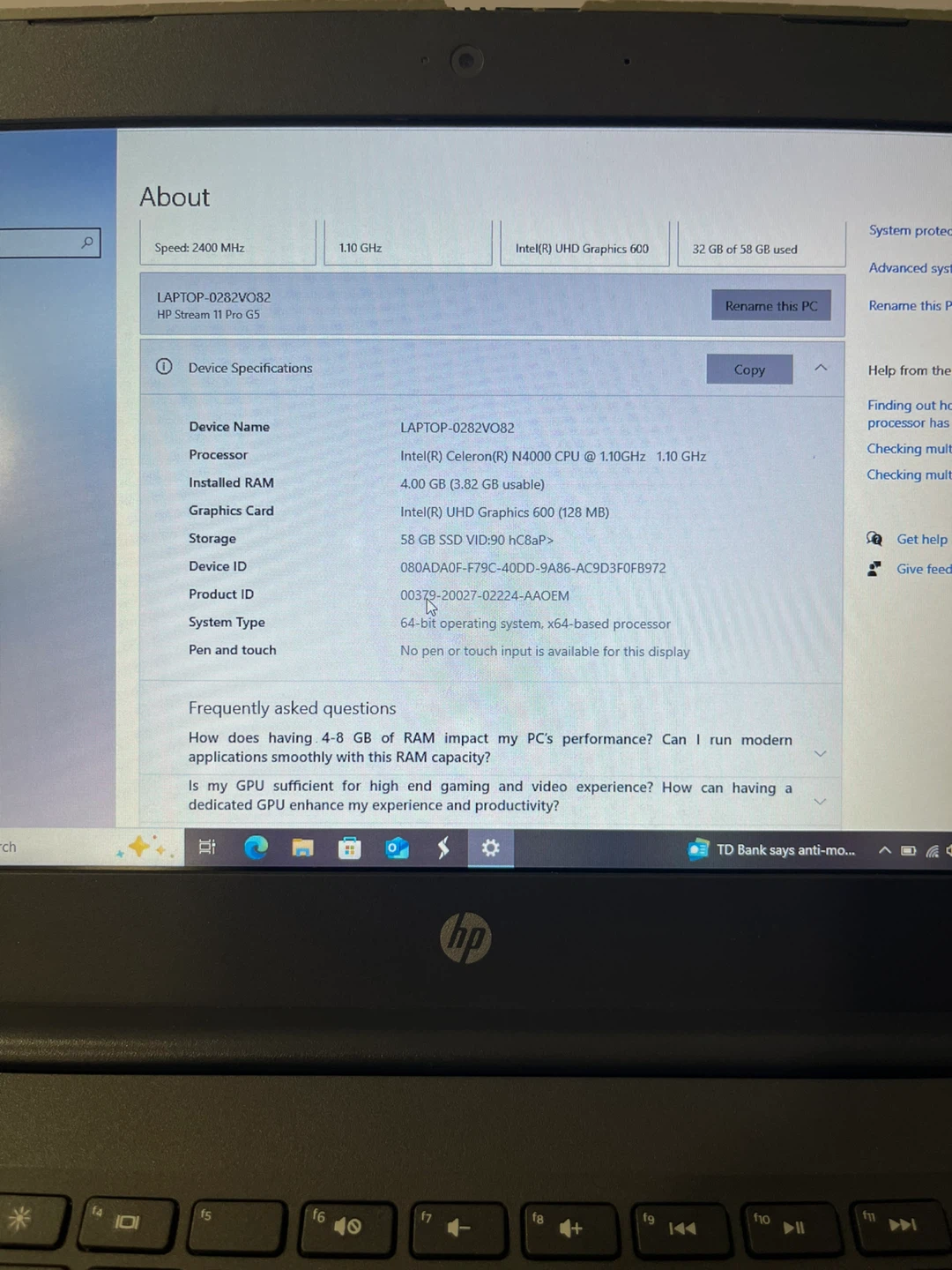 HP Stream 11 Laptop - photo 2